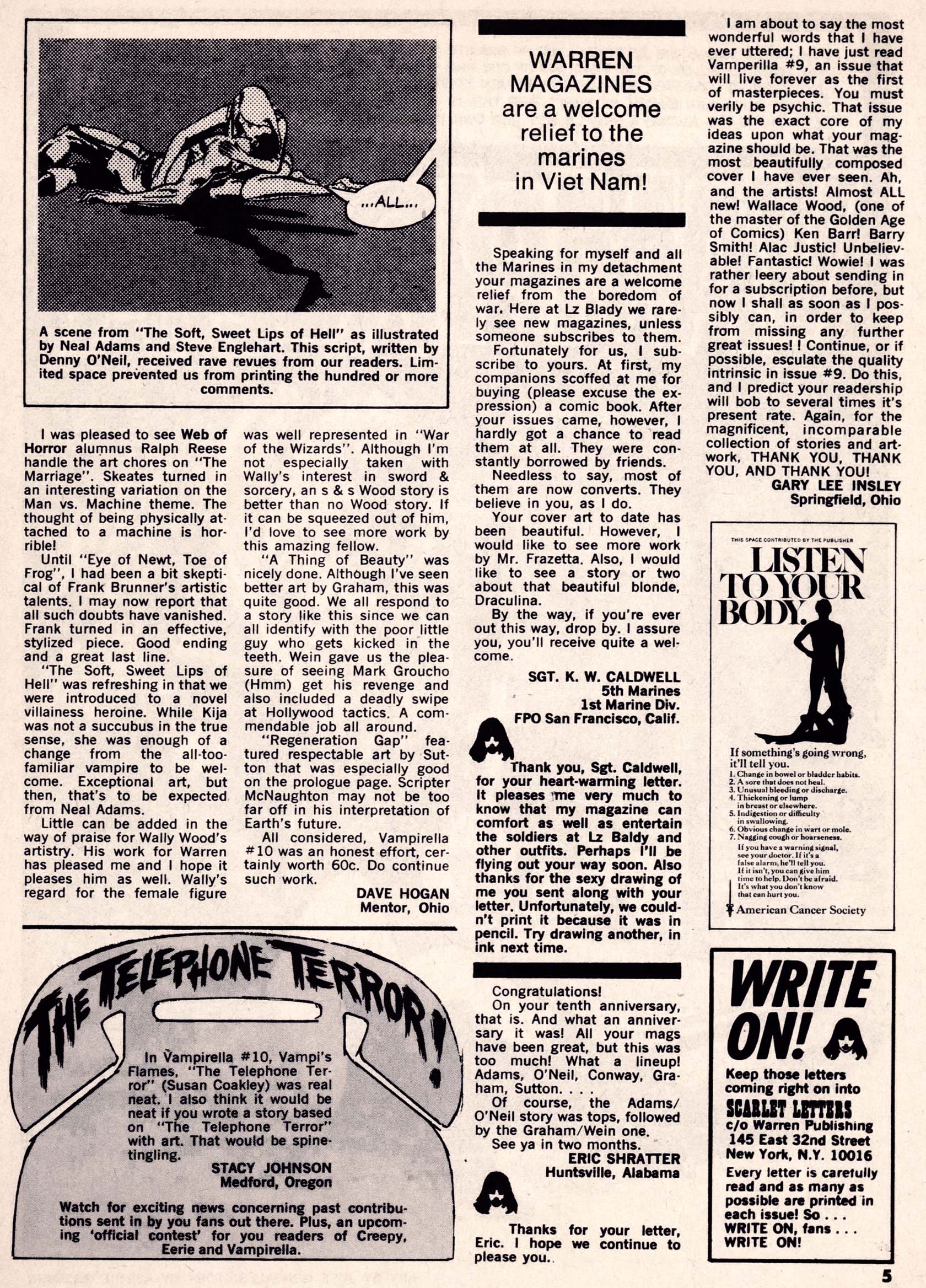 Read online Vampirella (1969) comic -  Issue #12 - 5