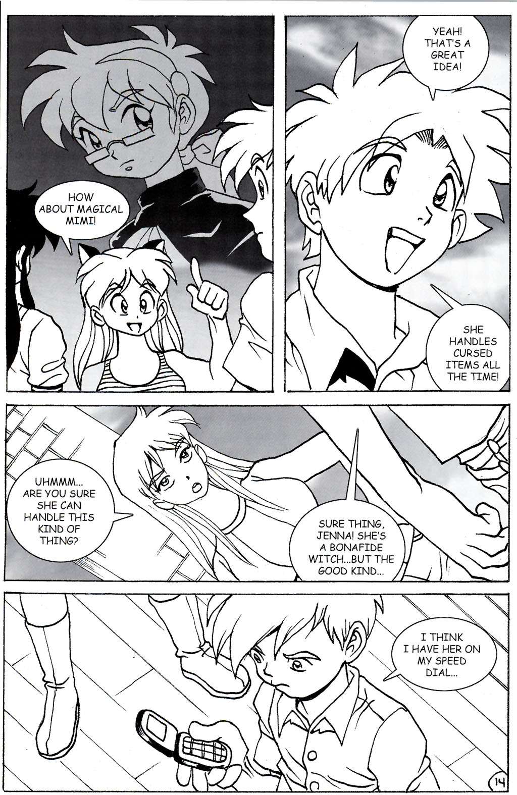 Read online Jenna & Ninja High School comic -  Issue #2 - 16