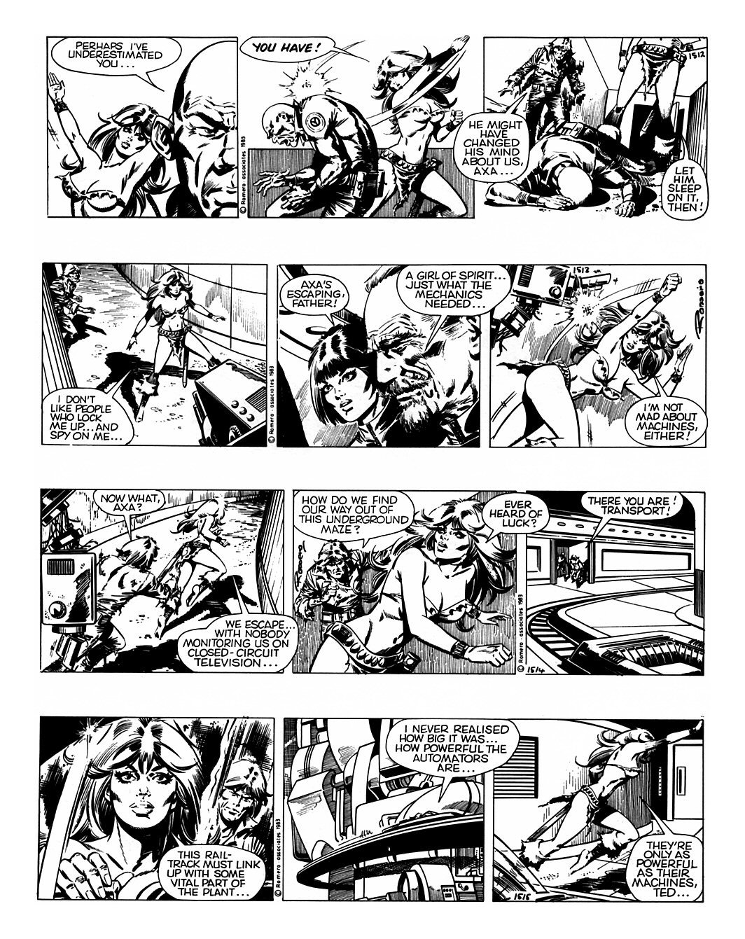 Read online Axa comic -  Issue #7 - 23