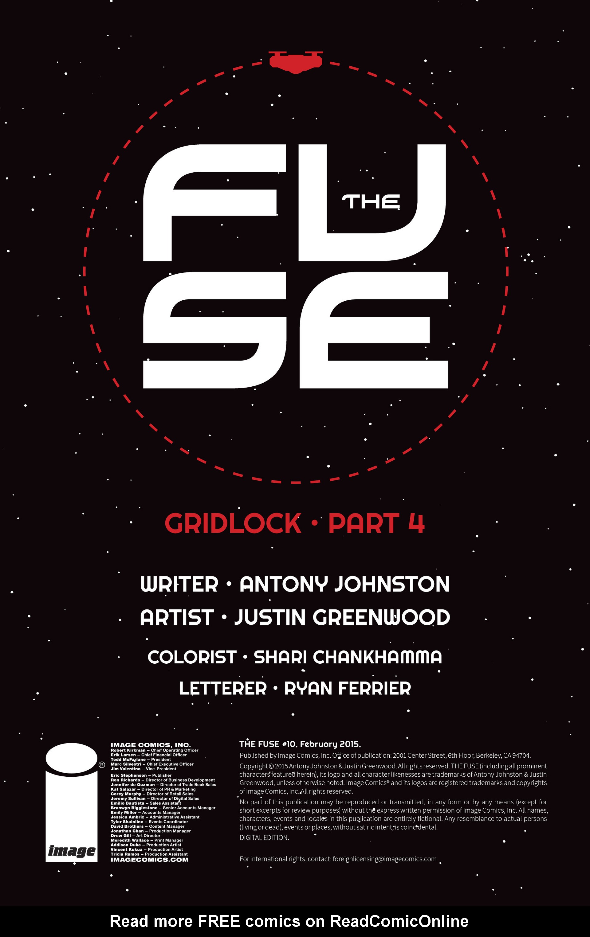 Read online The Fuse comic -  Issue #10 - 2