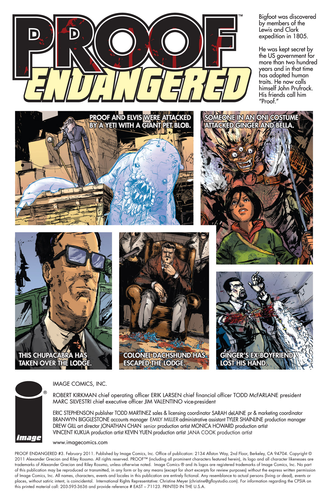 Read online Proof: Endangered comic -  Issue #3 - 2