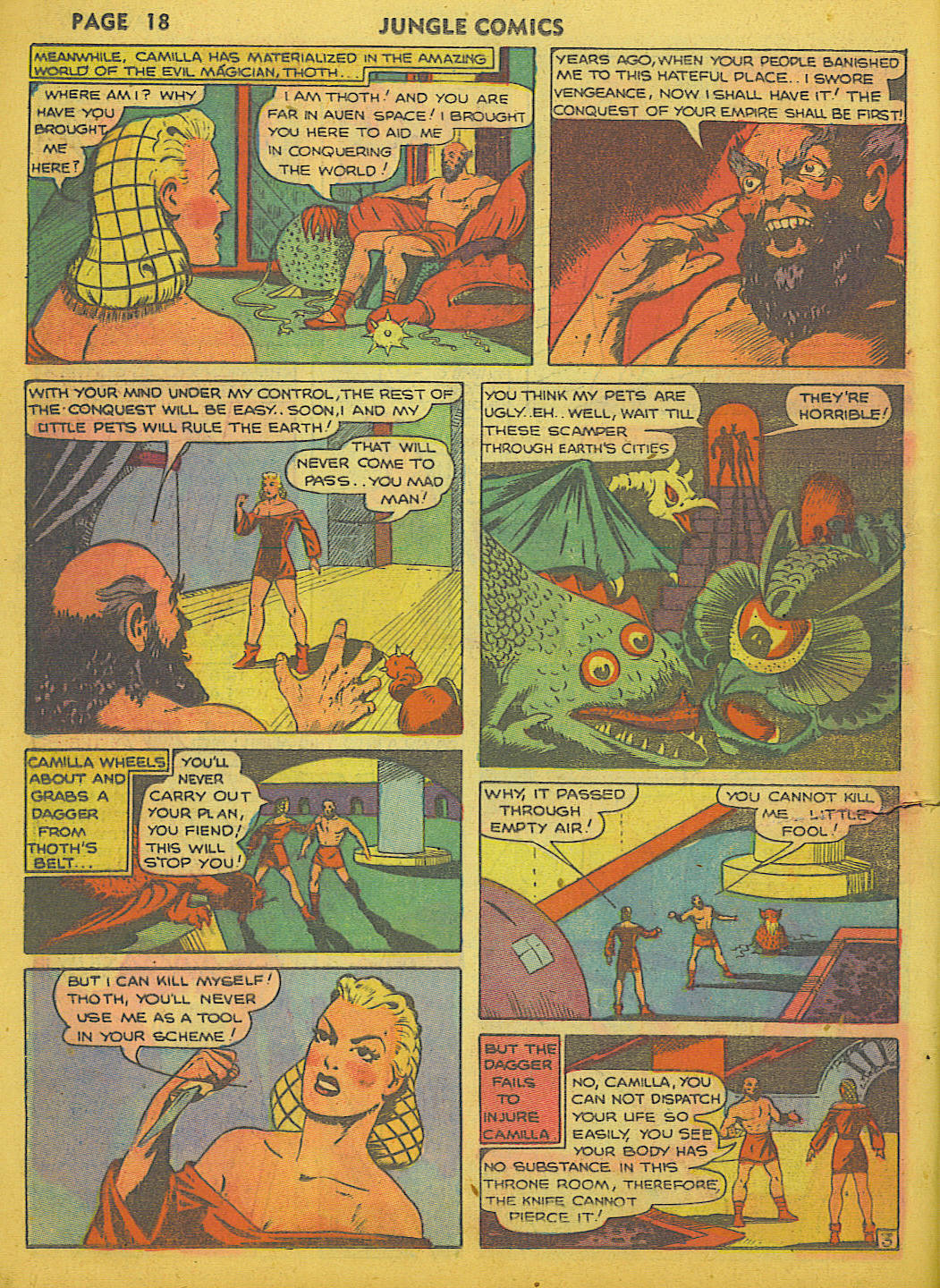 Read online Jungle Comics comic -  Issue #11 - 21