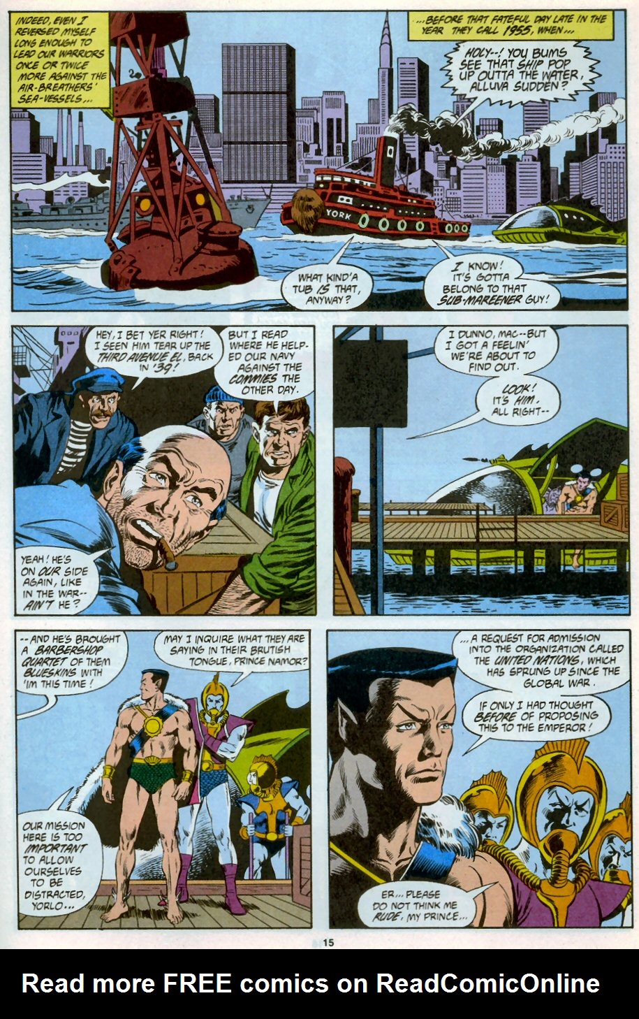 Read online Saga of the Sub-Mariner comic -  Issue #6 - 12