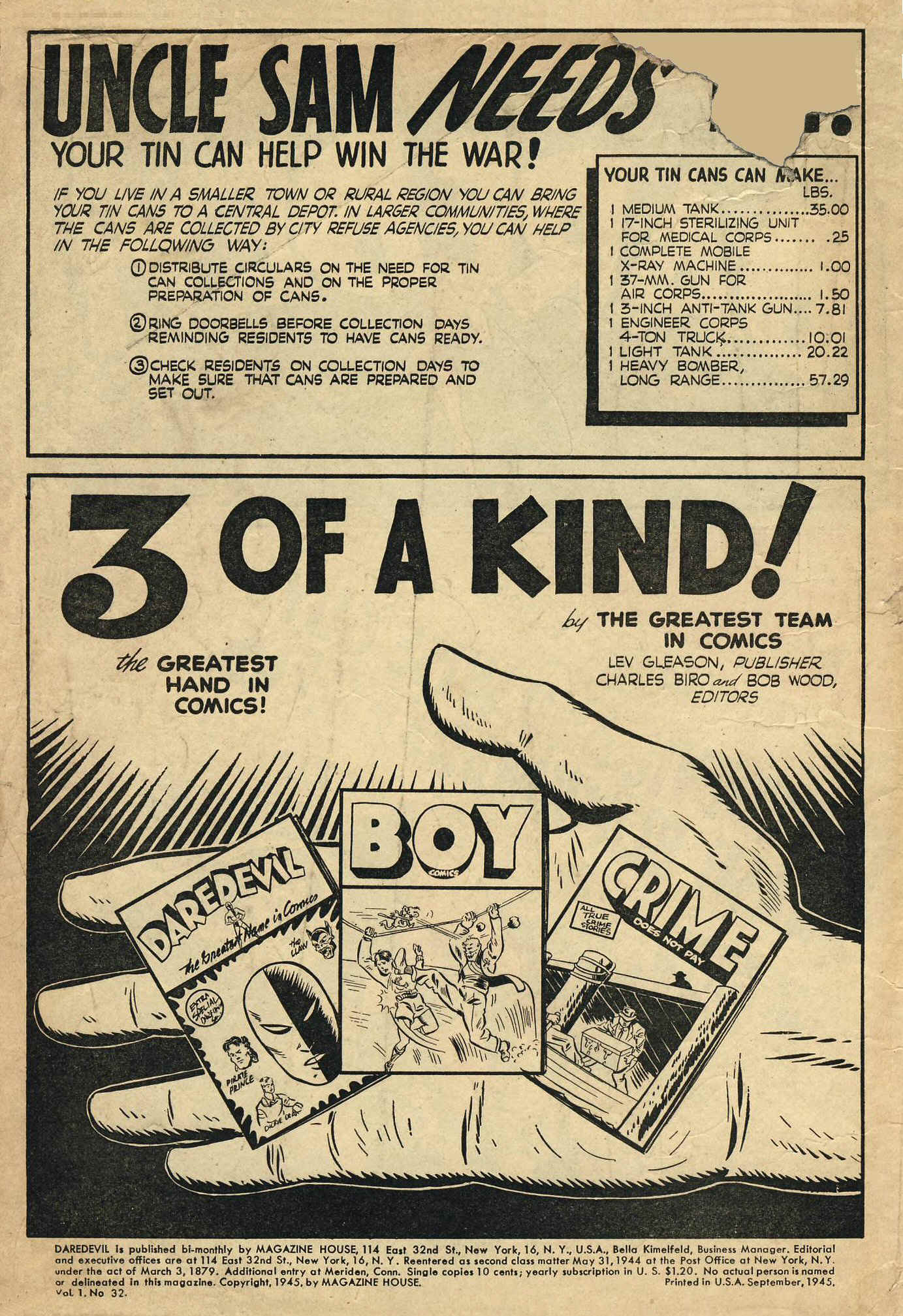 Read online Daredevil (1941) comic -  Issue #32 - 2