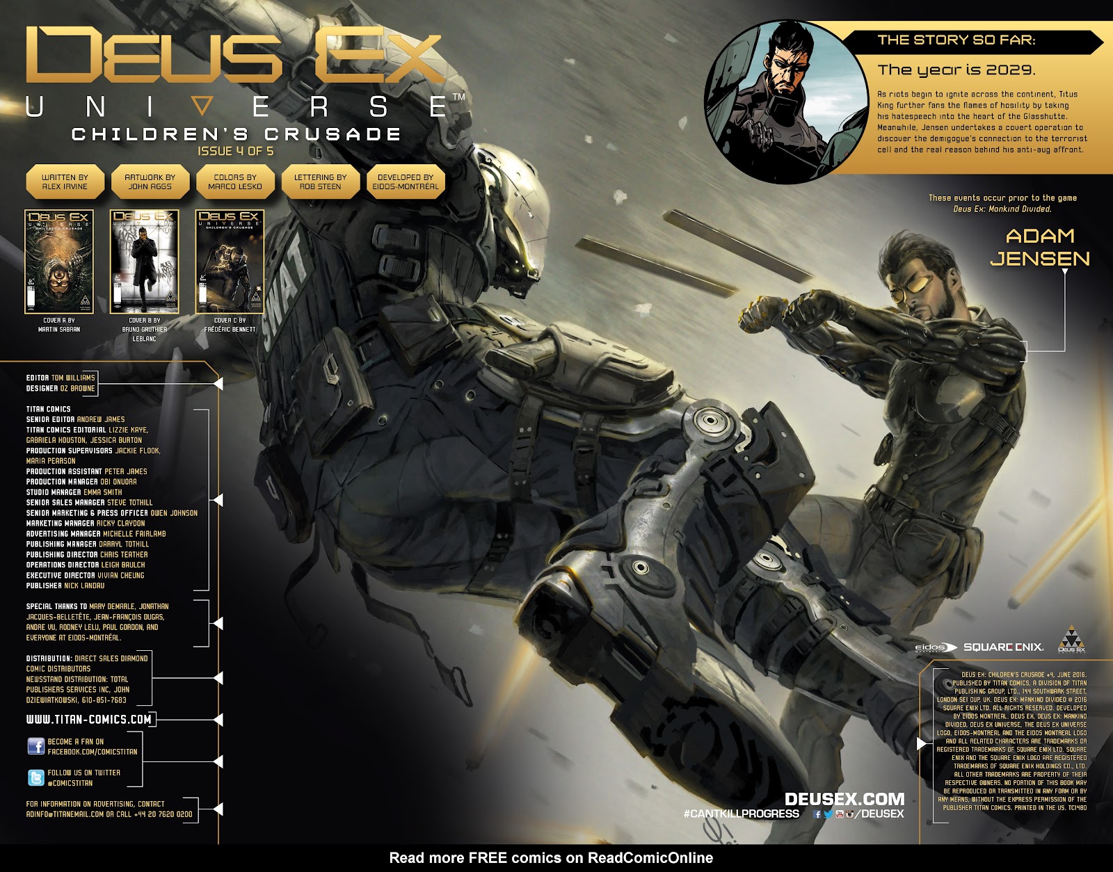 Deus Ex: Children's Crusade issue 4 - Page 2