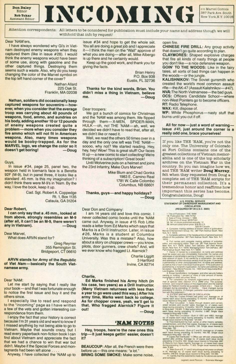 Read online The 'Nam comic -  Issue #37 - 25