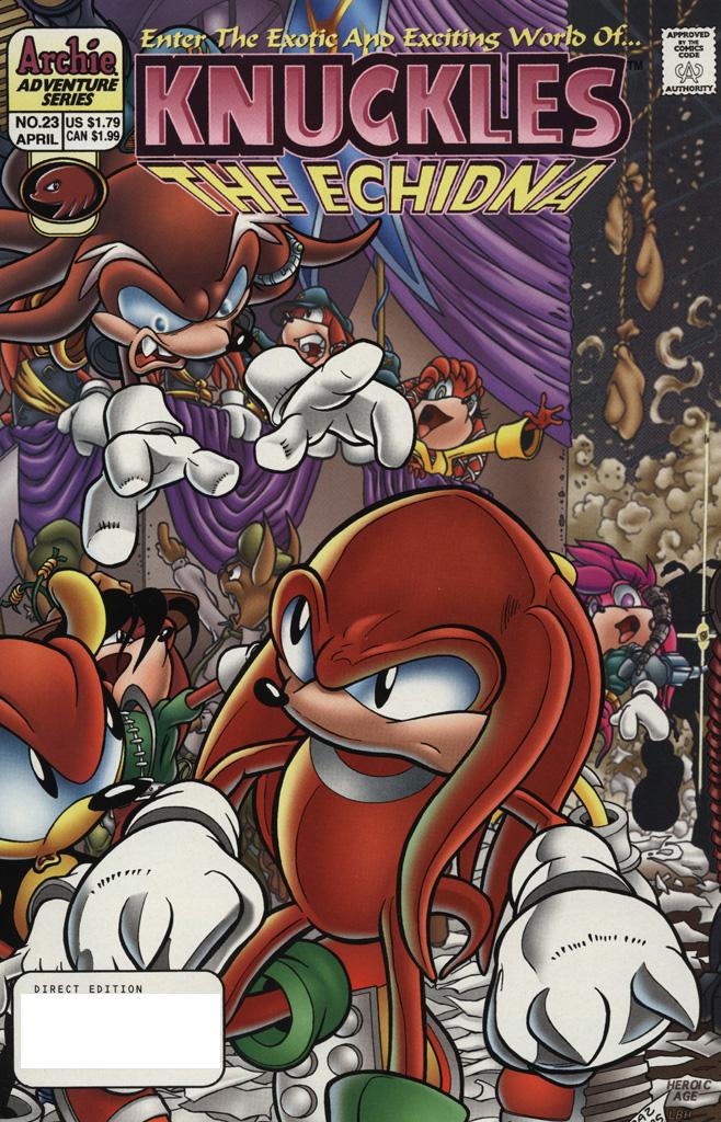 Read online Knuckles the Echidna comic -  Issue #23 - 1