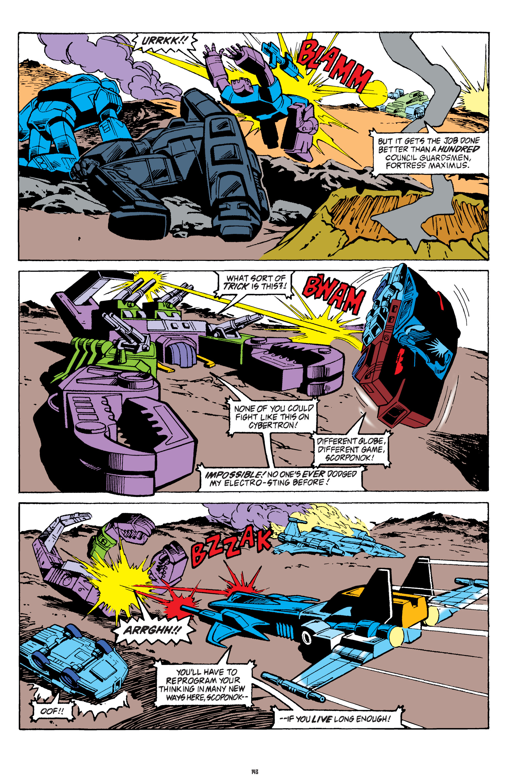Read online The Transformers Classics comic -  Issue # TPB 7 - 142