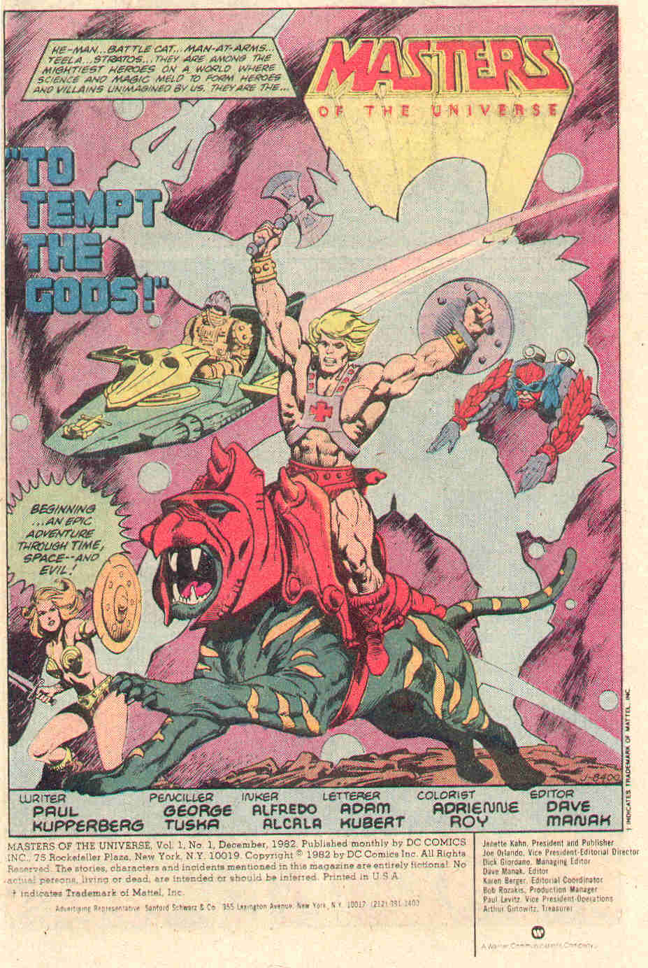 Read online Masters of the Universe (1982) comic -  Issue #1 - 2
