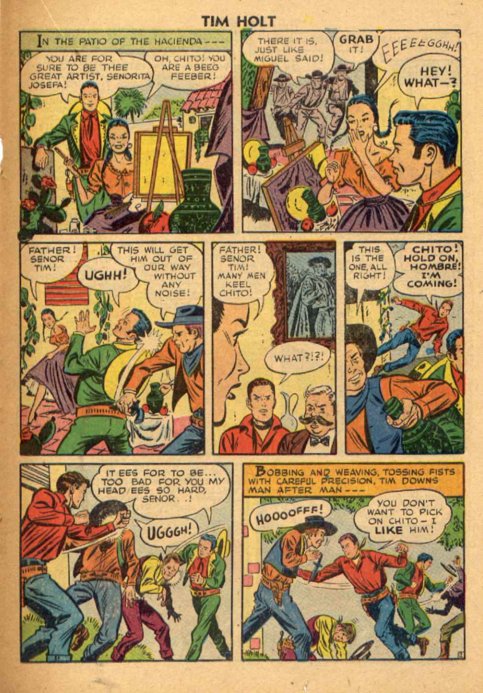 Read online Tim Holt comic -  Issue #9 - 19