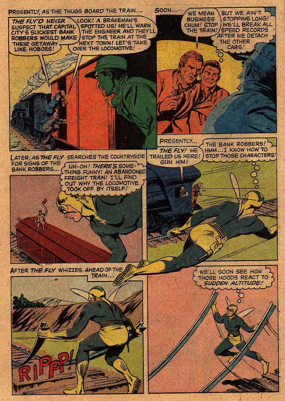 Read online Adventures of the Fly comic -  Issue #12 - 14