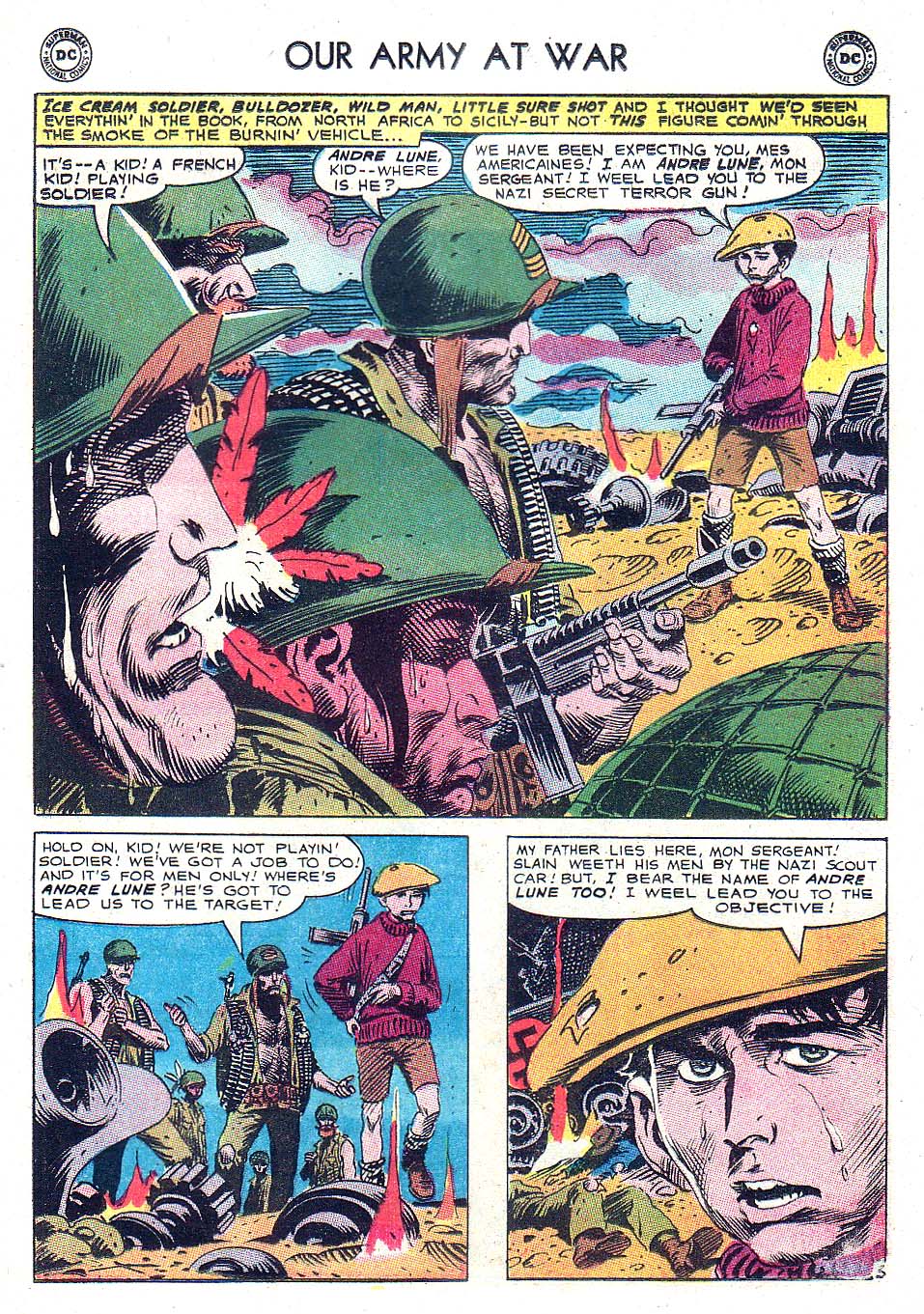 Read online Our Army at War (1952) comic -  Issue #154 - 5