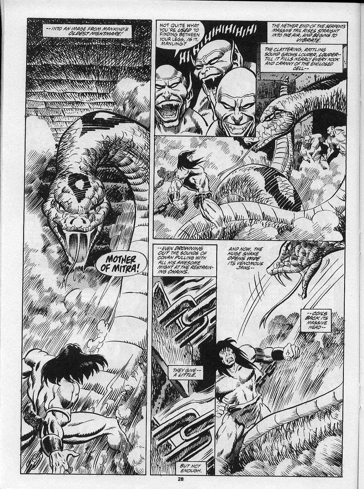 Read online The Savage Sword Of Conan comic -  Issue #201 - 30