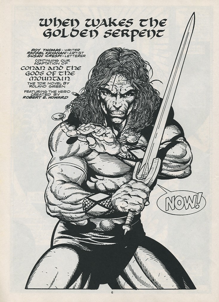 Read online The Savage Sword Of Conan comic -  Issue #215 - 8