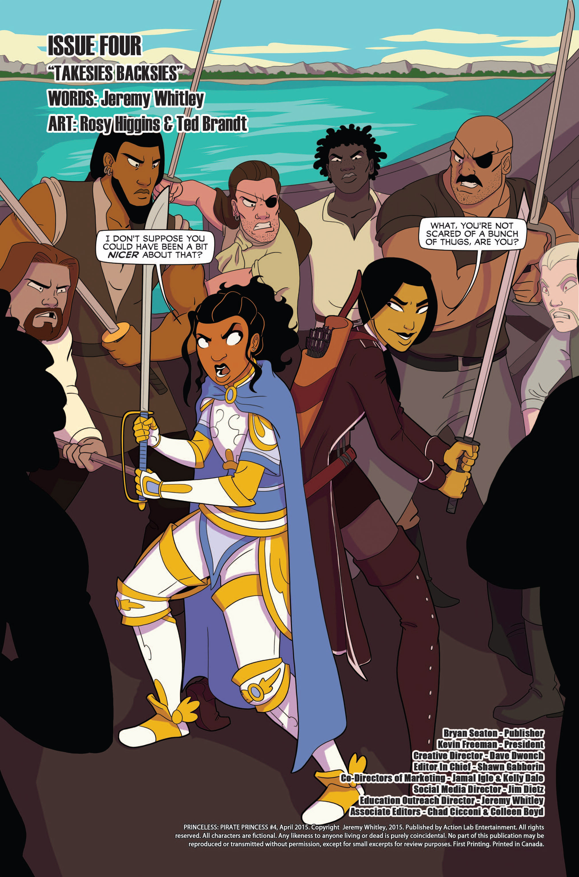 Read online Princeless: The Pirate Princess comic -  Issue # Full - 88