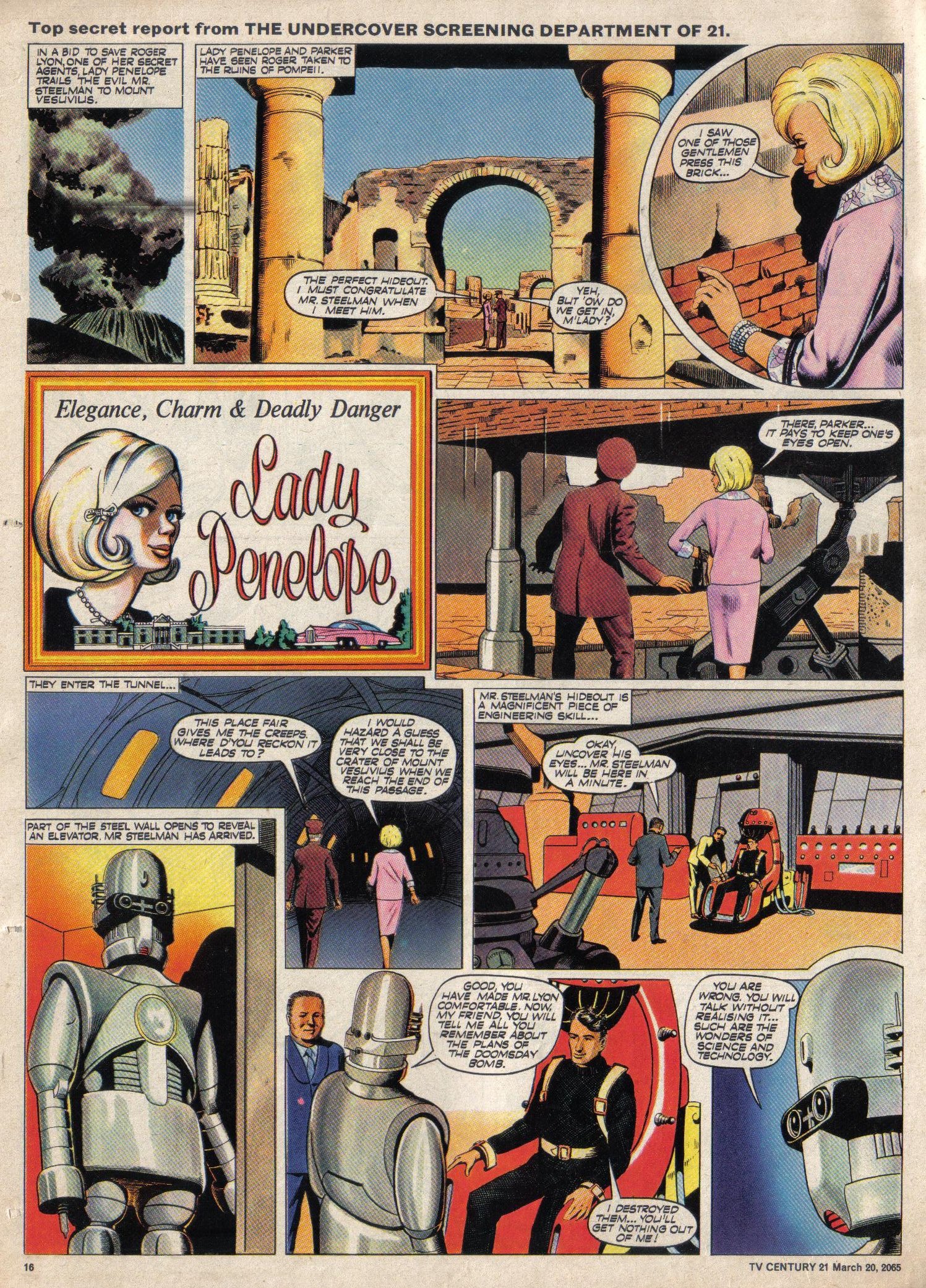 Read online TV Century 21 (TV 21) comic -  Issue #9 - 16