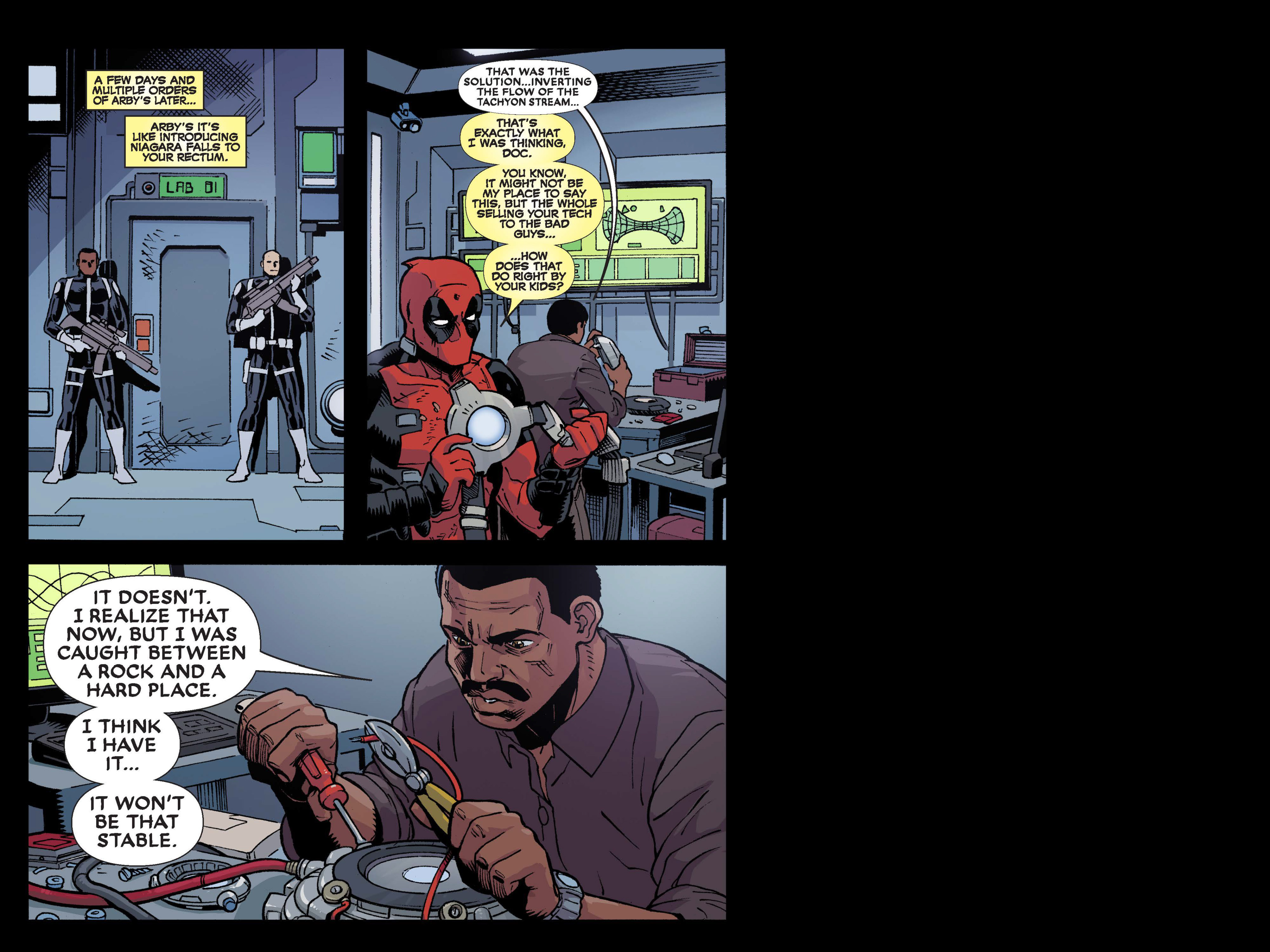 Read online Deadpool & Cable: Split Second Infinite Comic comic -  Issue #6 - 27