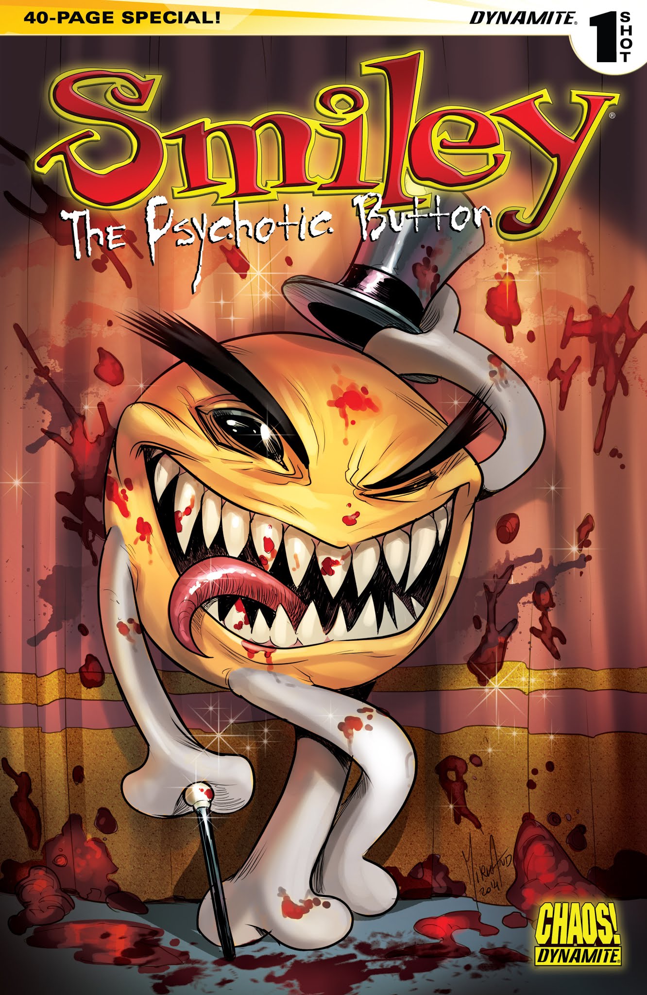 Read online Chaos!: Smiley the Psychotic Button comic -  Issue # Full - 1