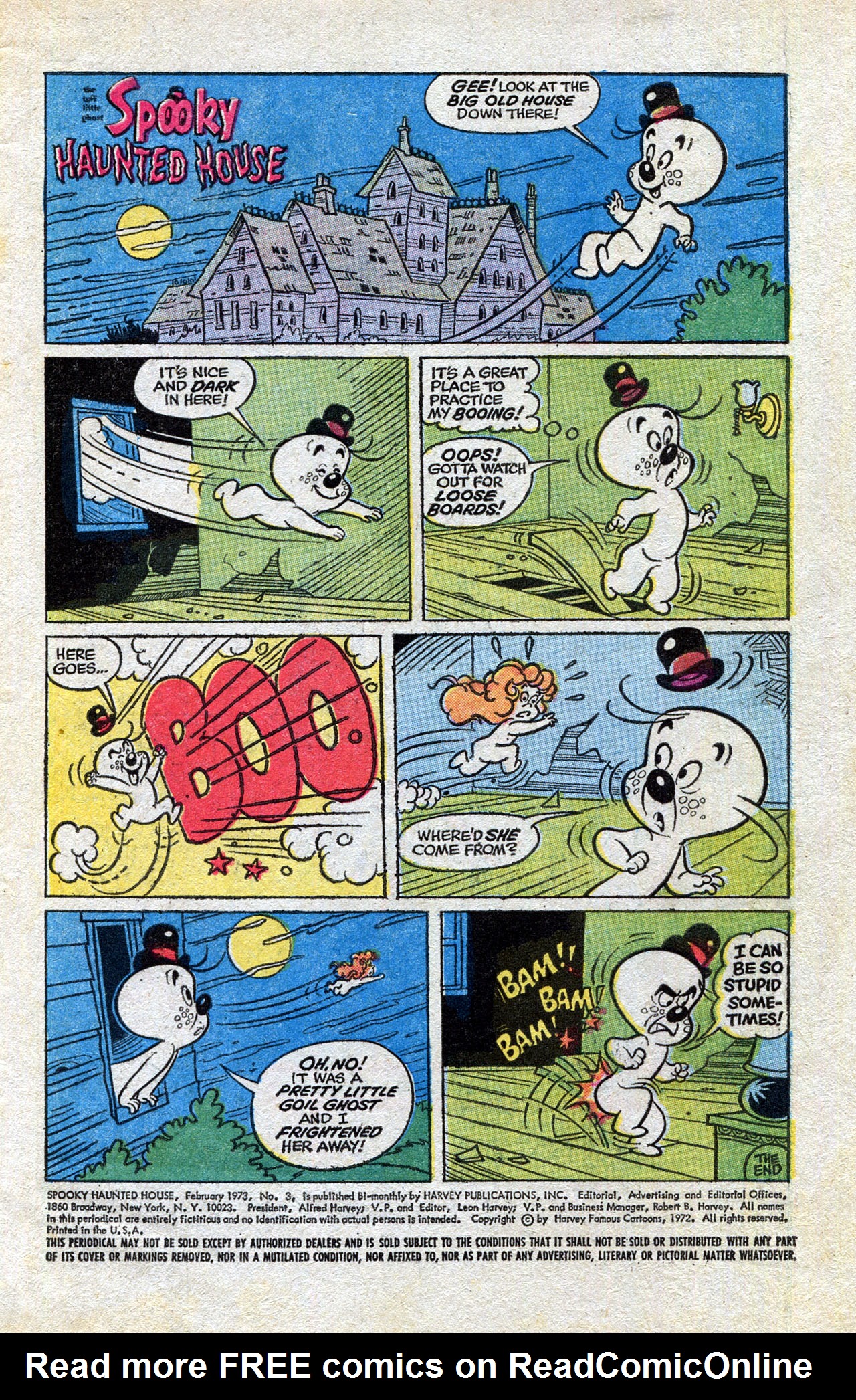 Read online Spooky Haunted House comic -  Issue #3 - 3