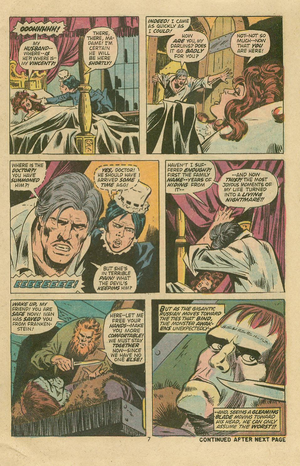 Read online Frankenstein (1973) comic -  Issue #11 - 6