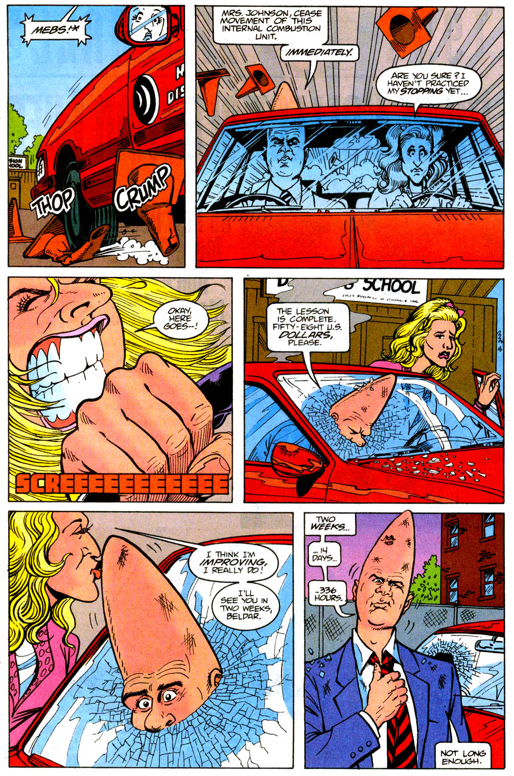 Read online Coneheads comic -  Issue #1 - 6