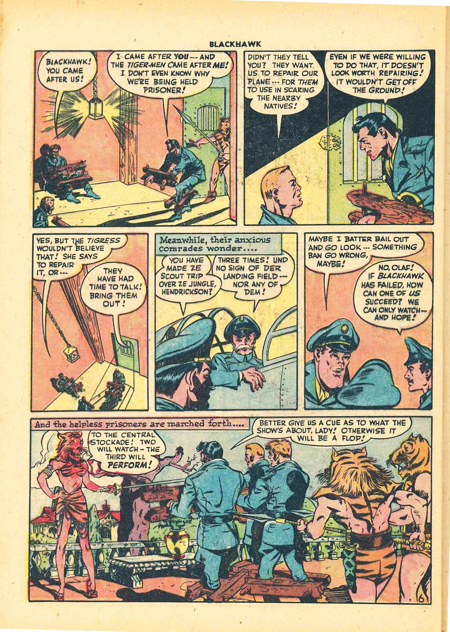 Read online Blackhawk (1957) comic -  Issue #11 - 42