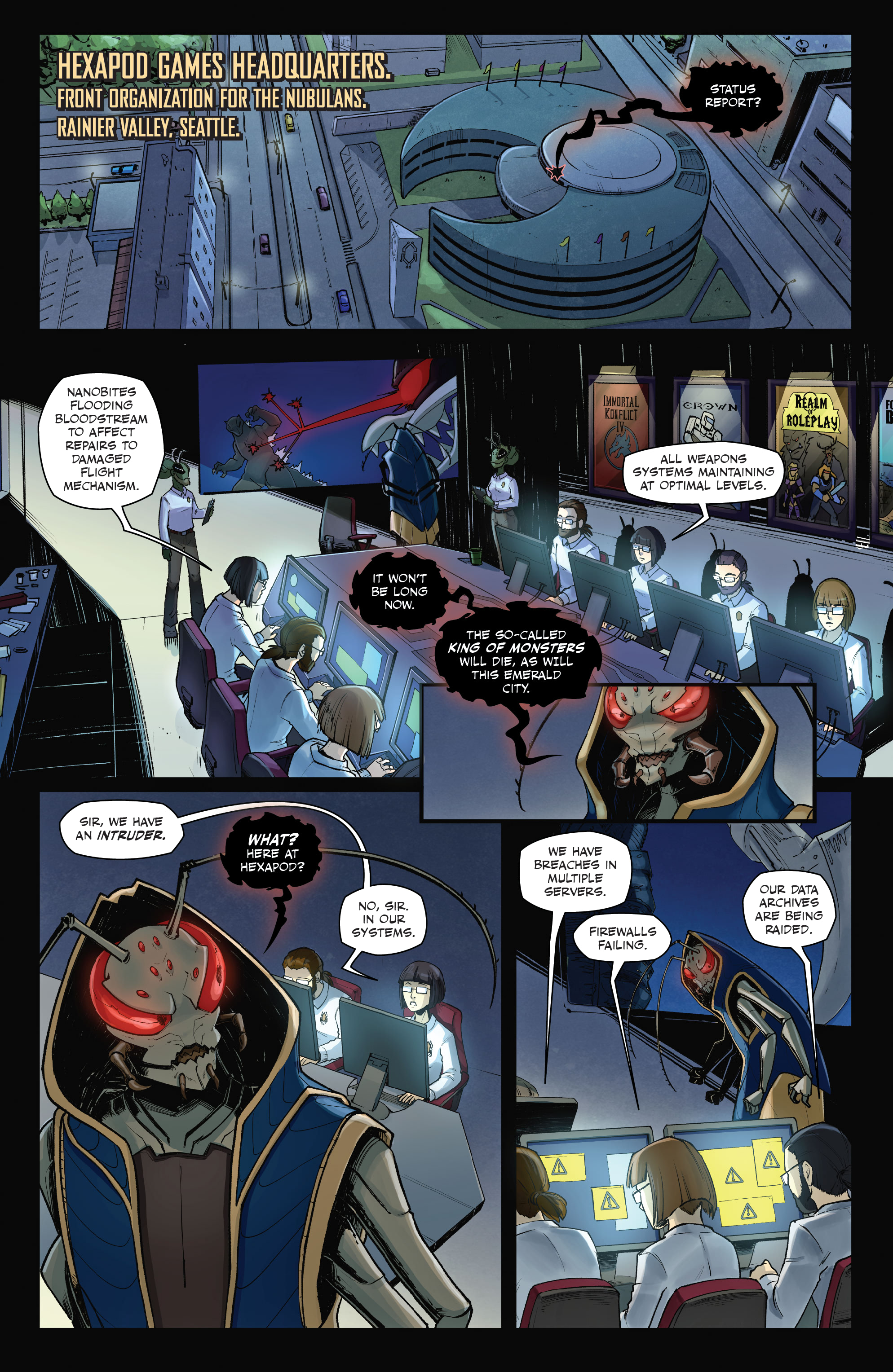 Read online Godzilla Rivals: Vs. Gigan comic -  Issue # Full - 23