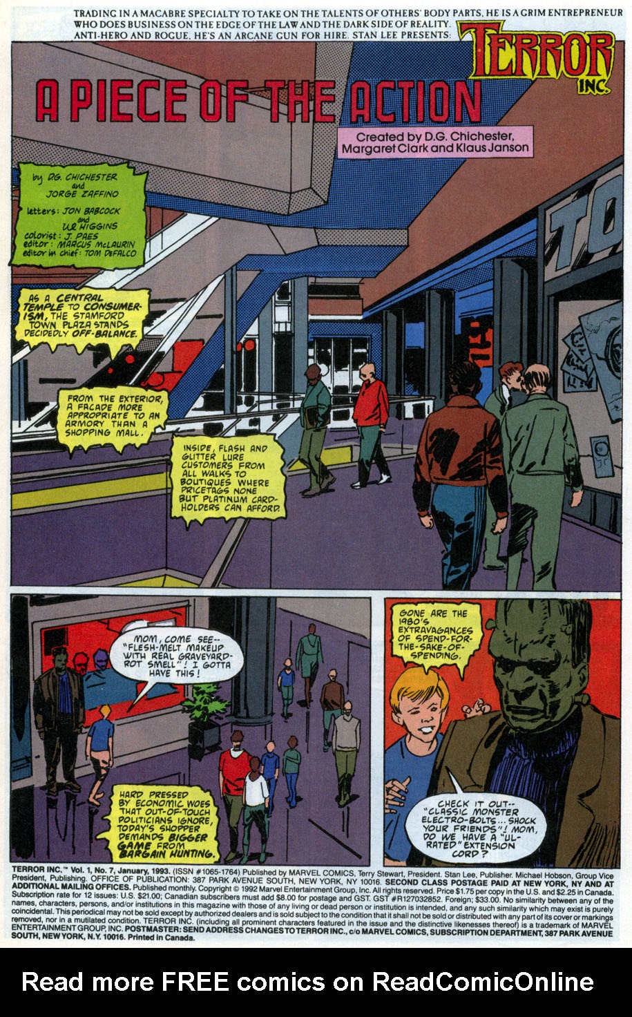 Read online Terror Inc. (1992) comic -  Issue #7 - 2