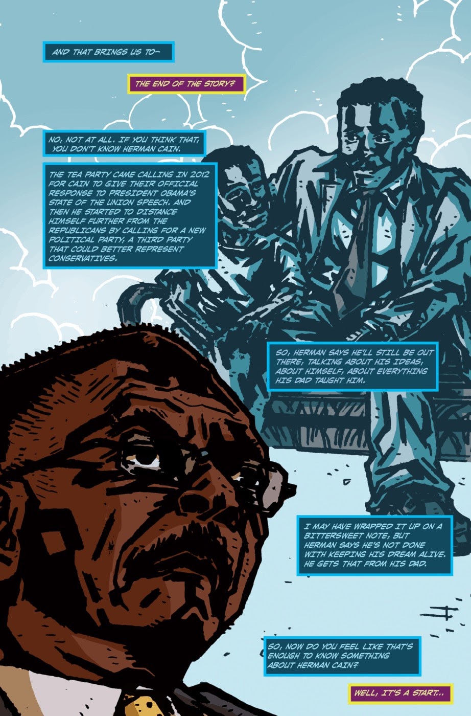 Read online Political Power: Herman Cain comic -  Issue # Full - 24