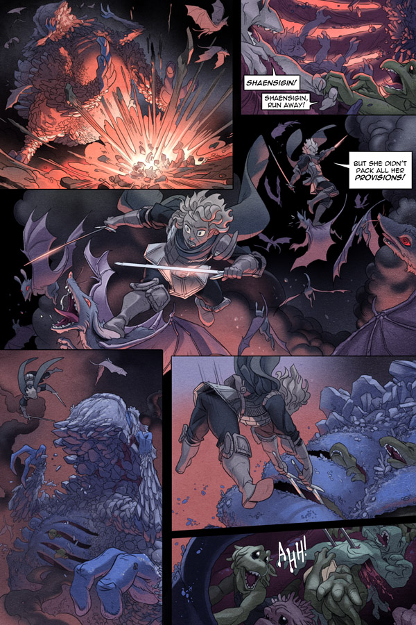 Read online Unsounded comic -  Issue #14 - 109