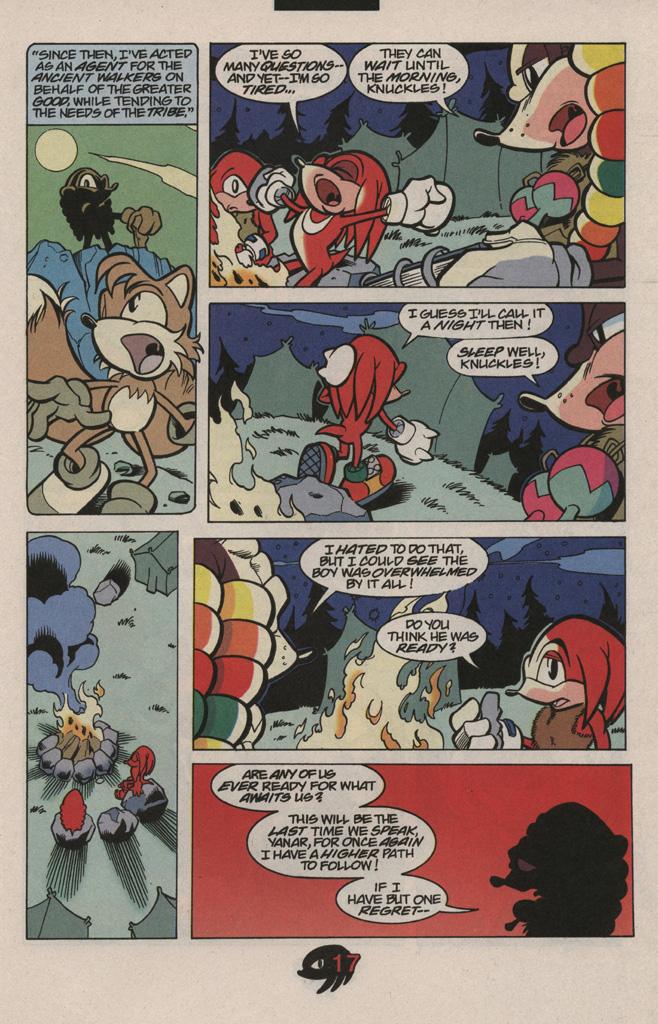 Read online Knuckles the Echidna comic -  Issue #11 - 25