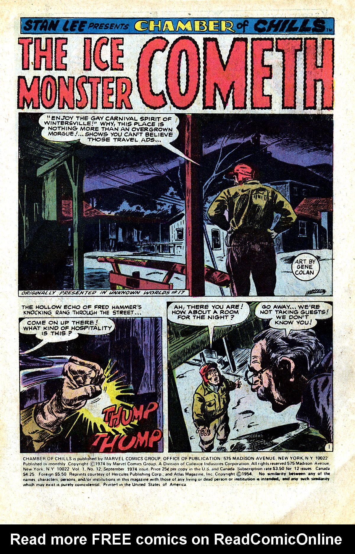 Read online Chamber of Chills (1972) comic -  Issue #12 - 3