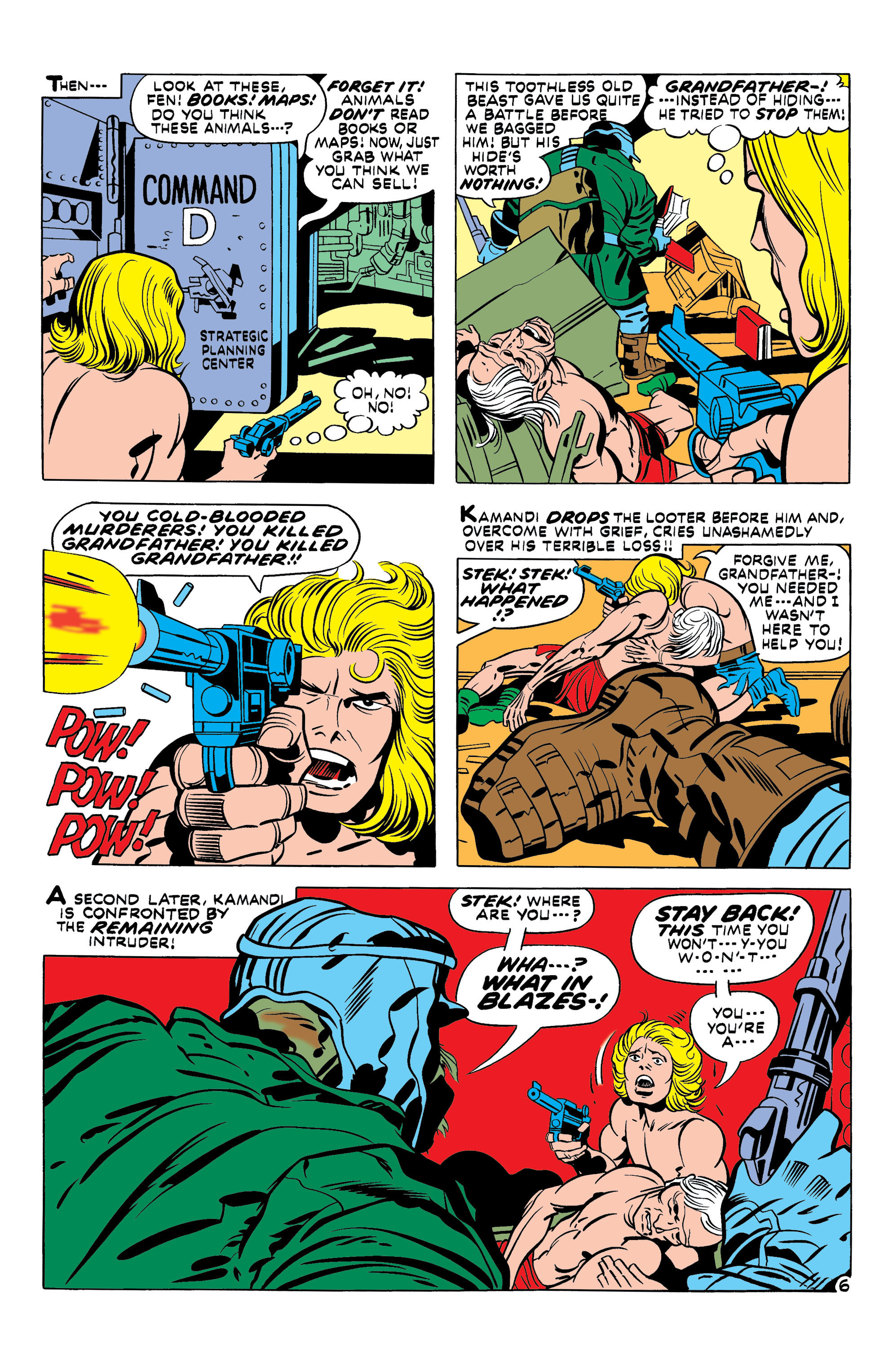 Read online Kamandi, The Last Boy On Earth comic -  Issue #1 - 6
