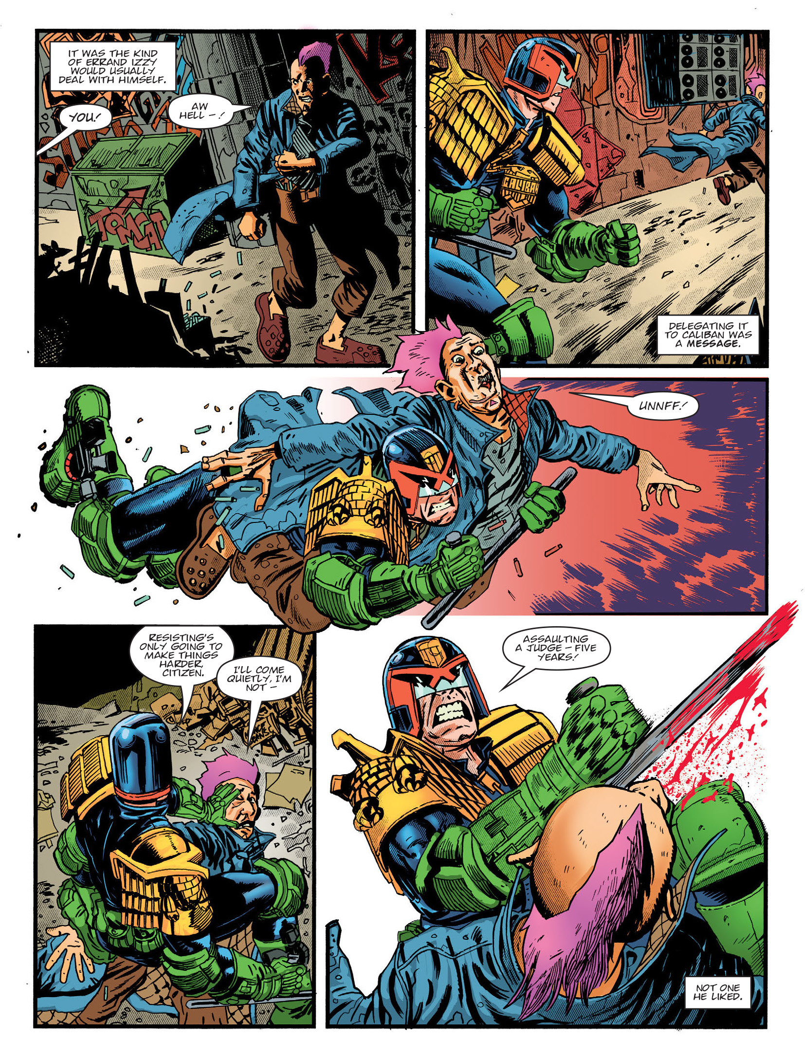 Read online Judge Dredd Megazine (Vol. 5) comic -  Issue #418 - 12