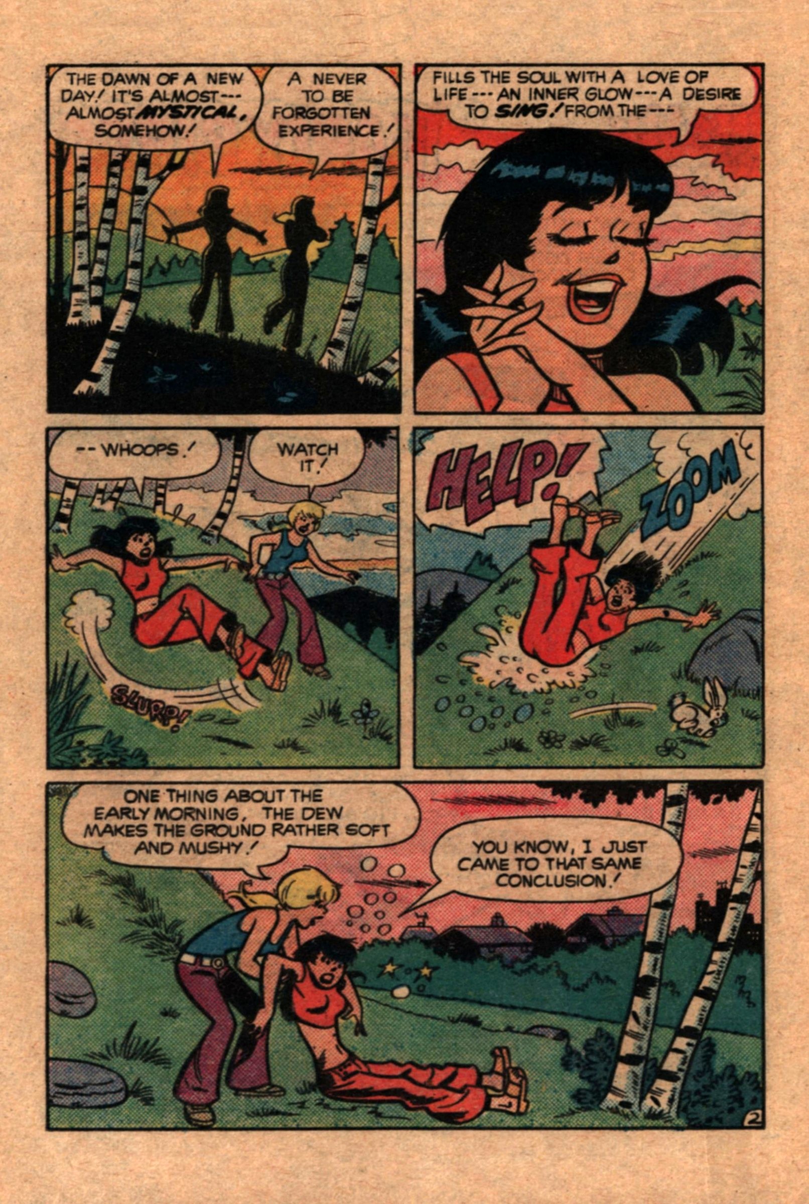 Read online Betty and Veronica Digest Magazine comic -  Issue #1 - 124