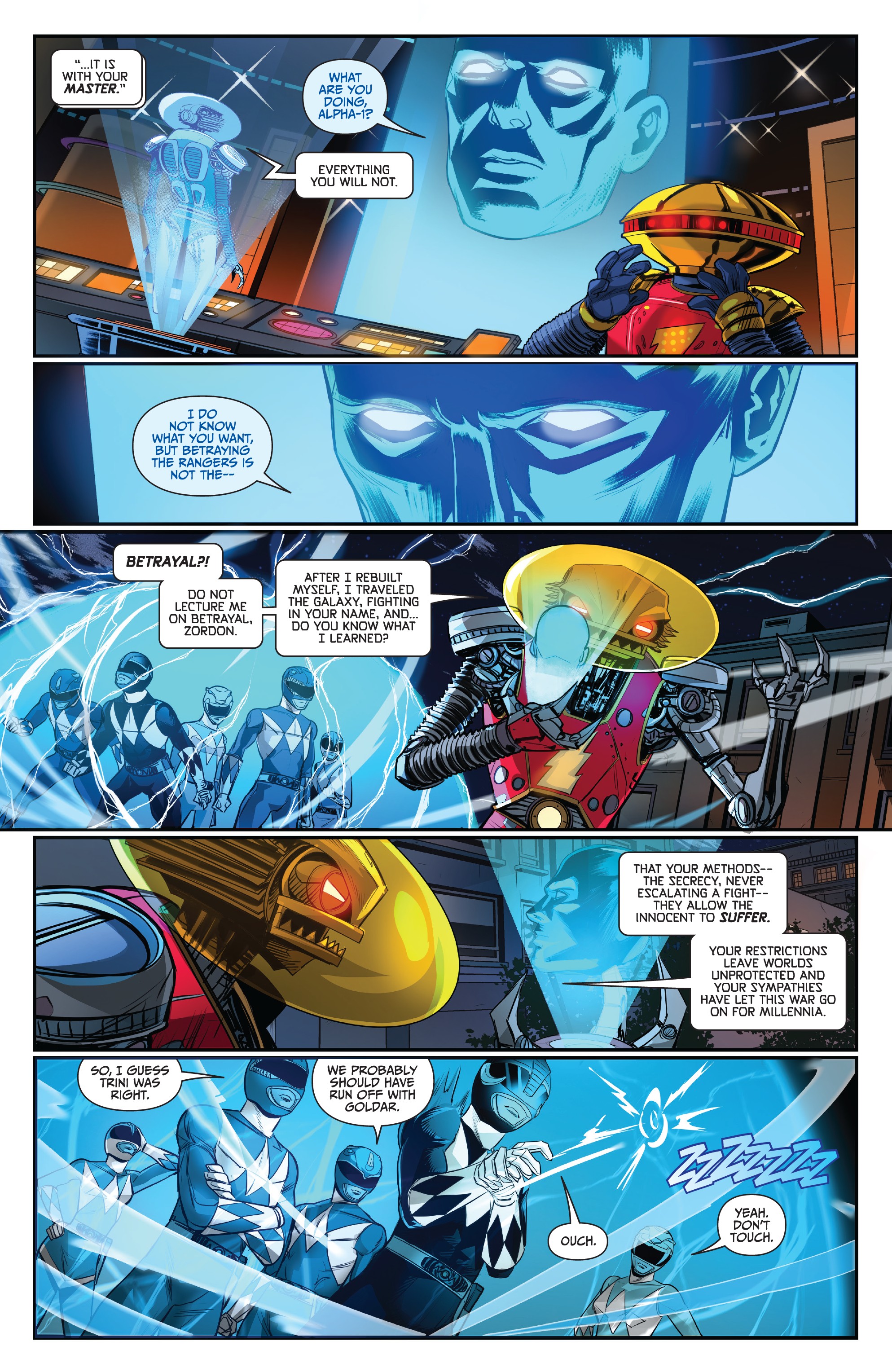 Read online Saban's Go Go Power Rangers comic -  Issue #20 - 21