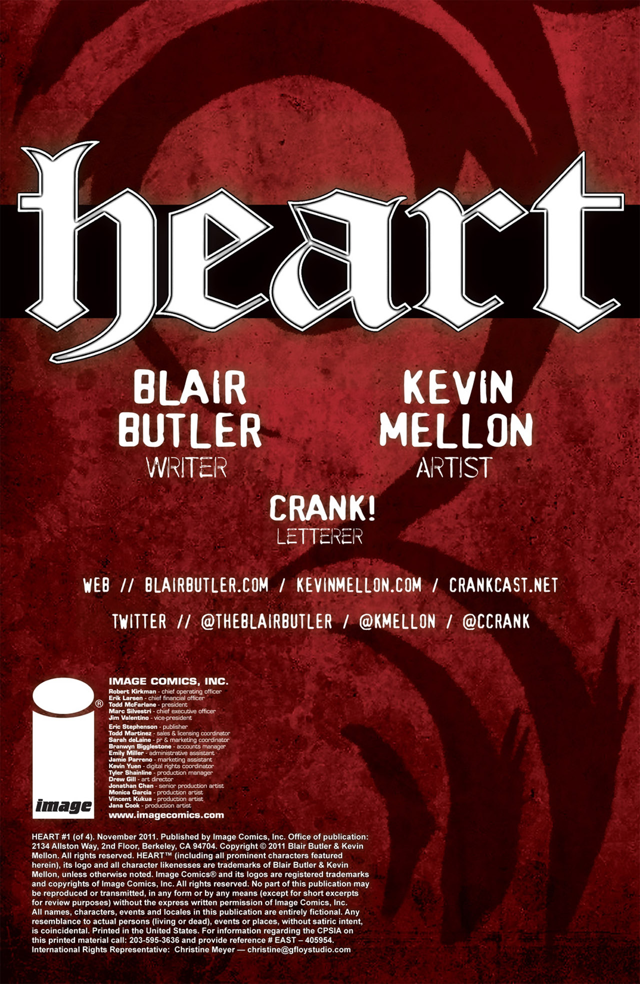 Read online Heart comic -  Issue #1 - 2