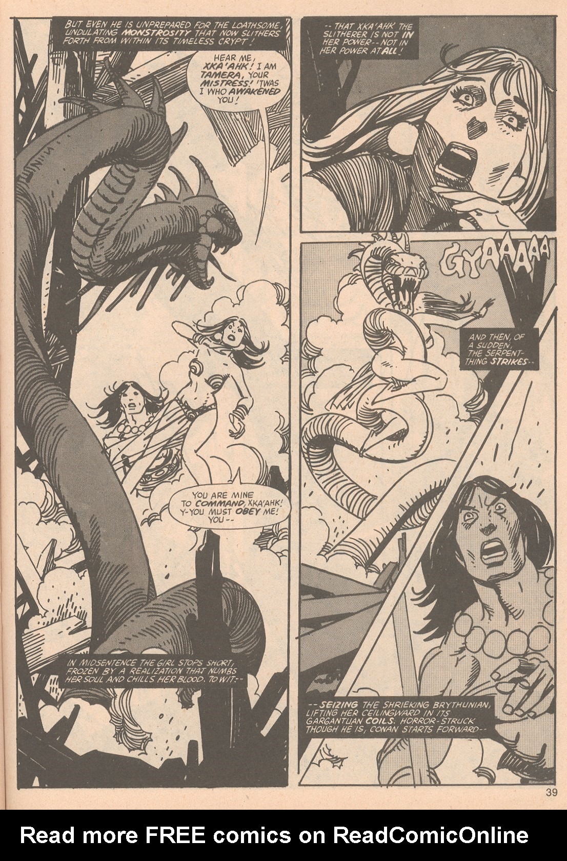 Read online The Savage Sword Of Conan comic -  Issue #65 - 39