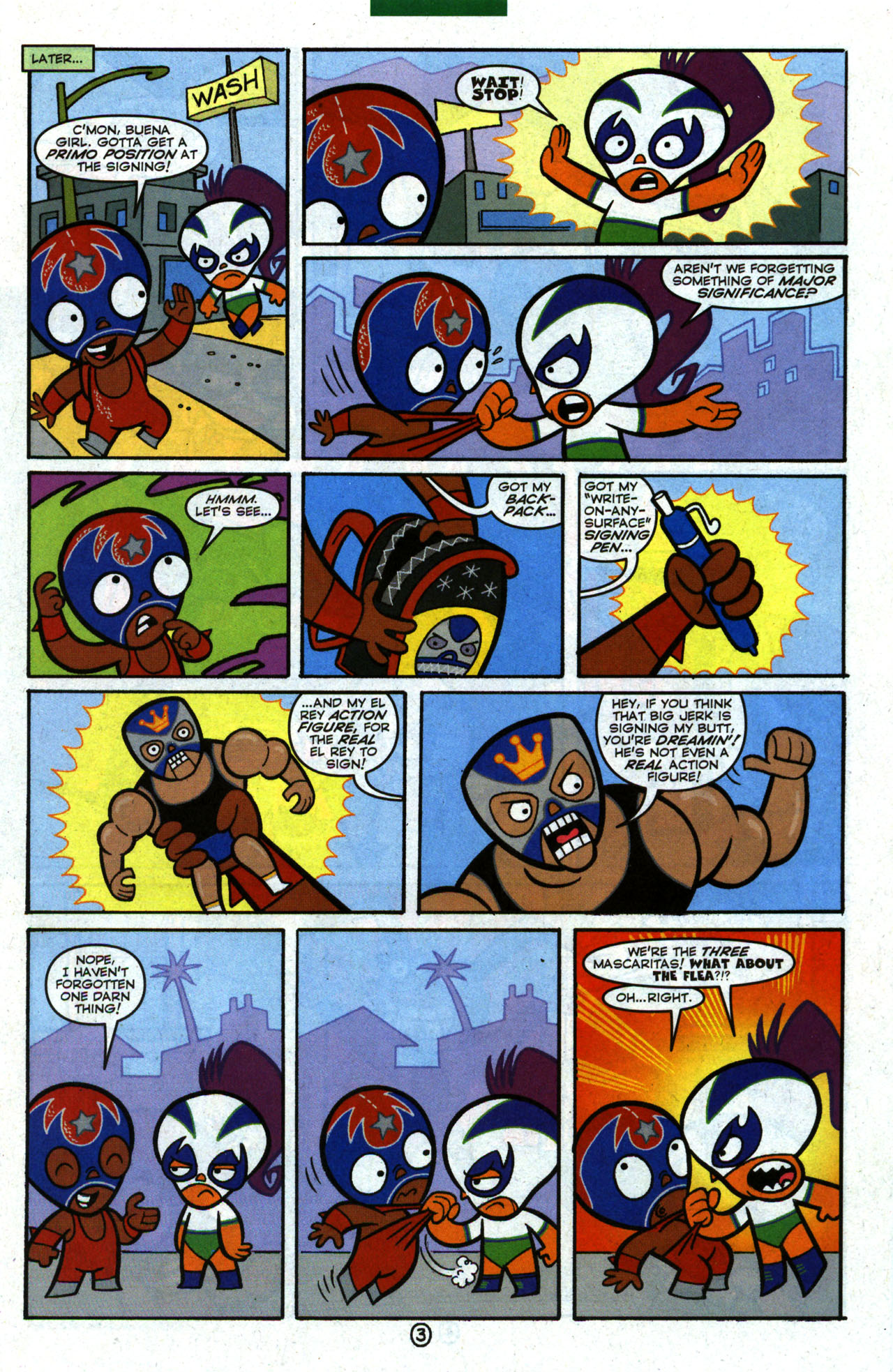 Read online Mucha Lucha comic -  Issue #3 - 4