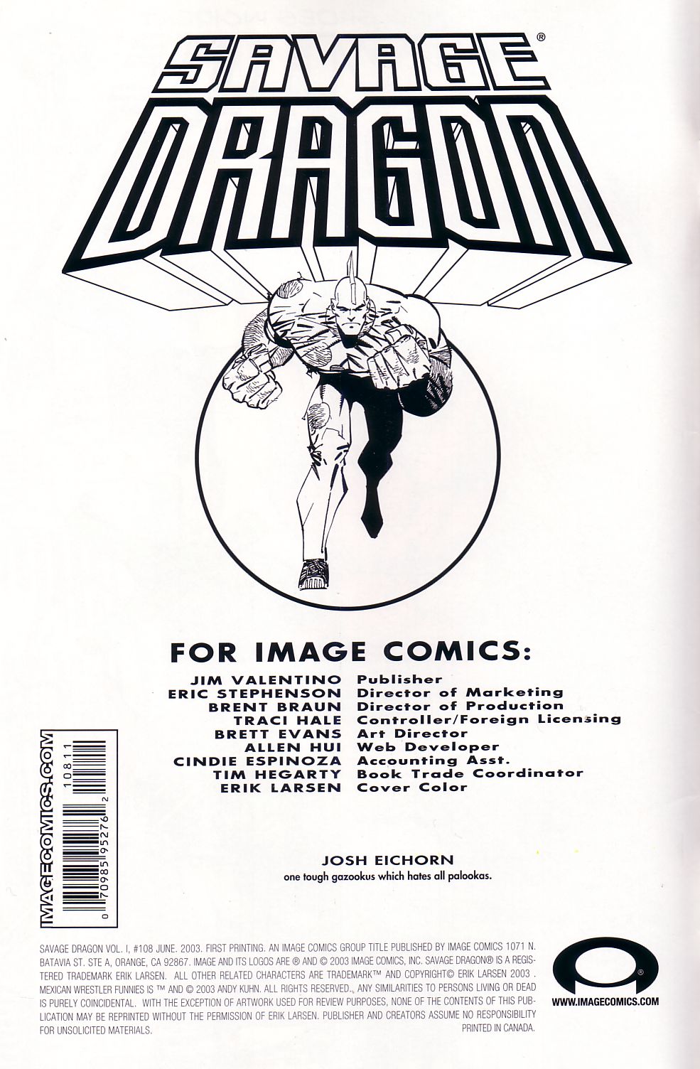 Read online The Savage Dragon (1993) comic -  Issue #108 - 2