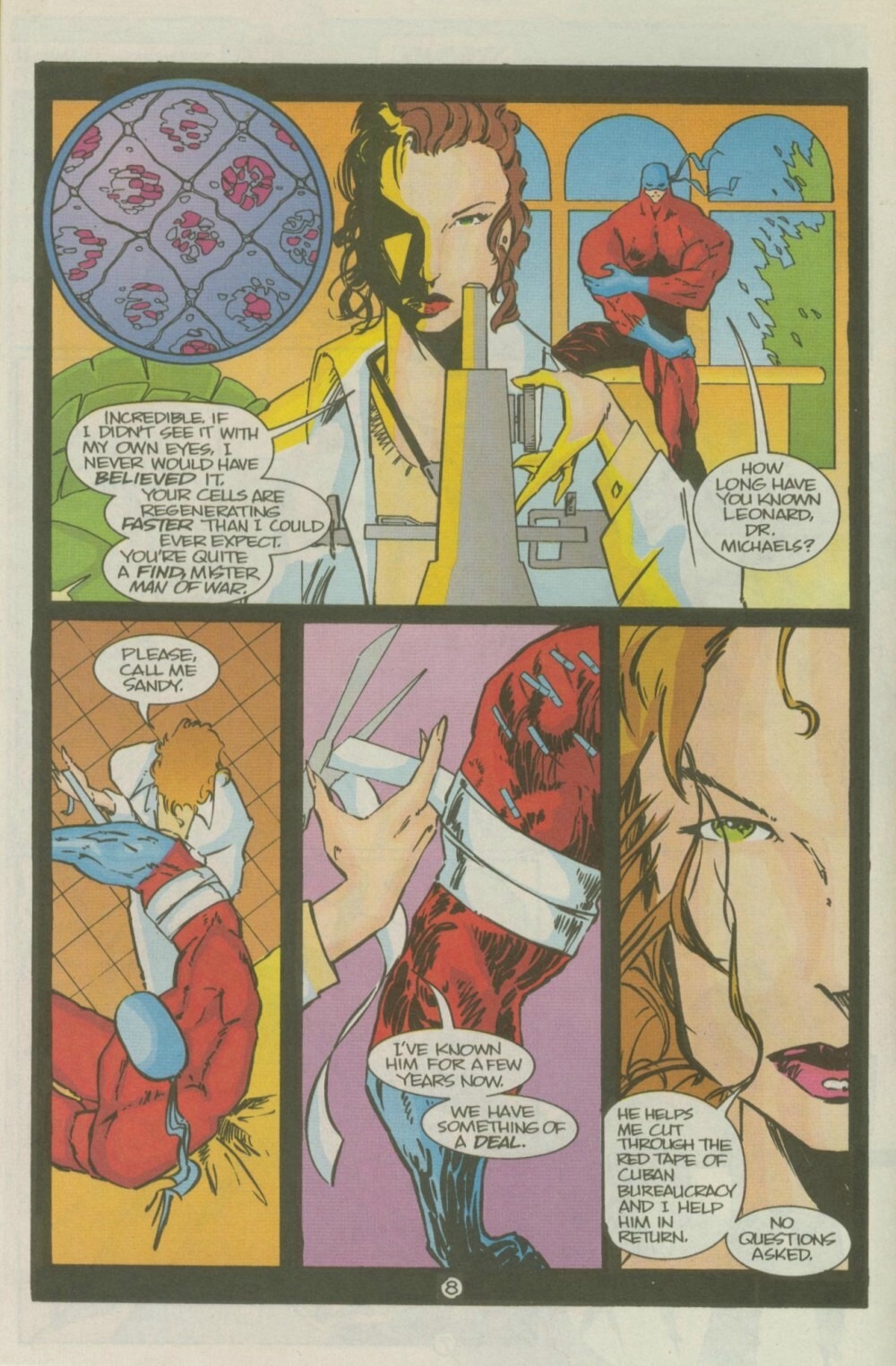 Read online Man of War comic -  Issue #3 - 9