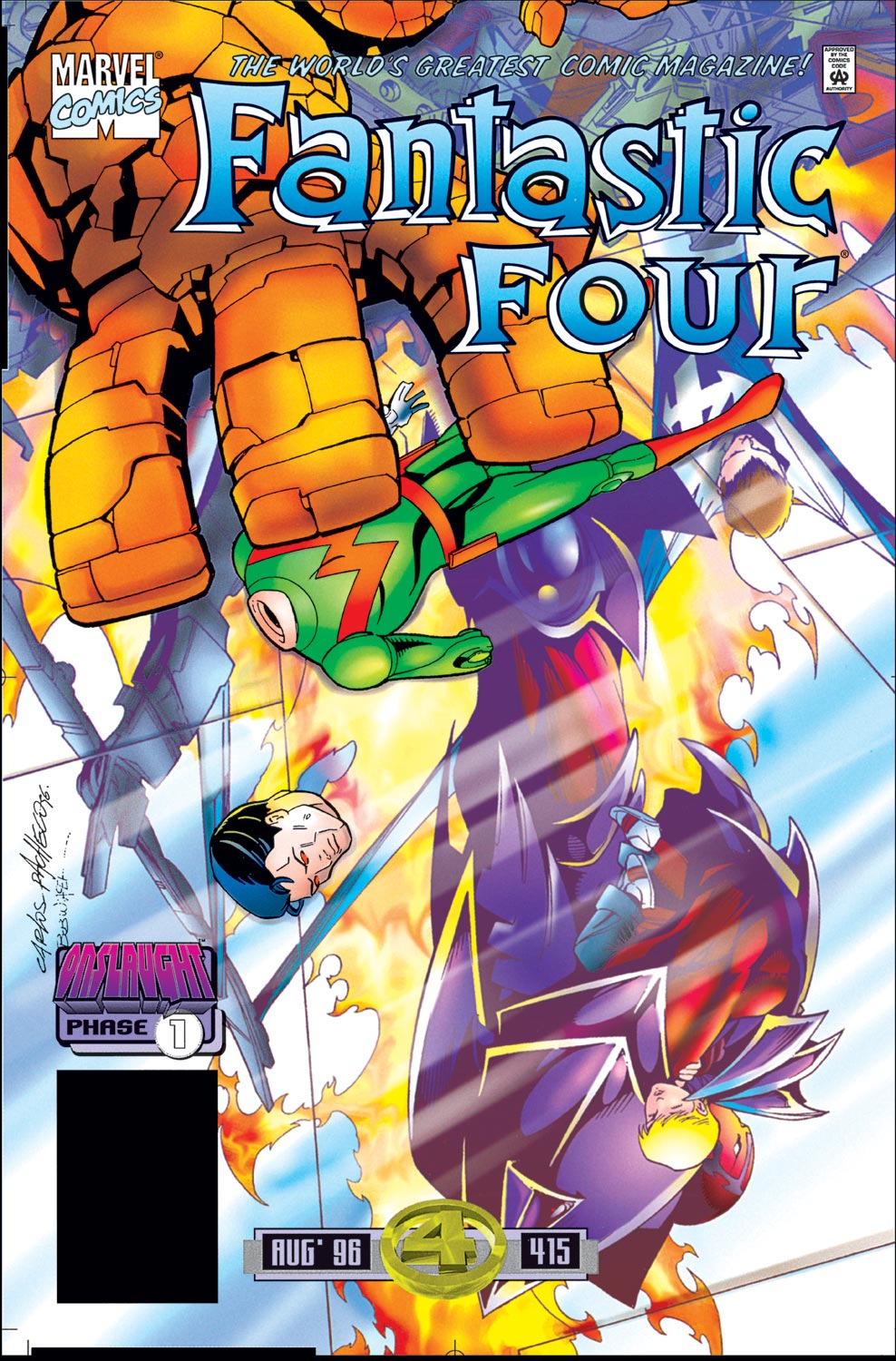 Read online Fantastic Four (1961) comic -  Issue #415 - 1