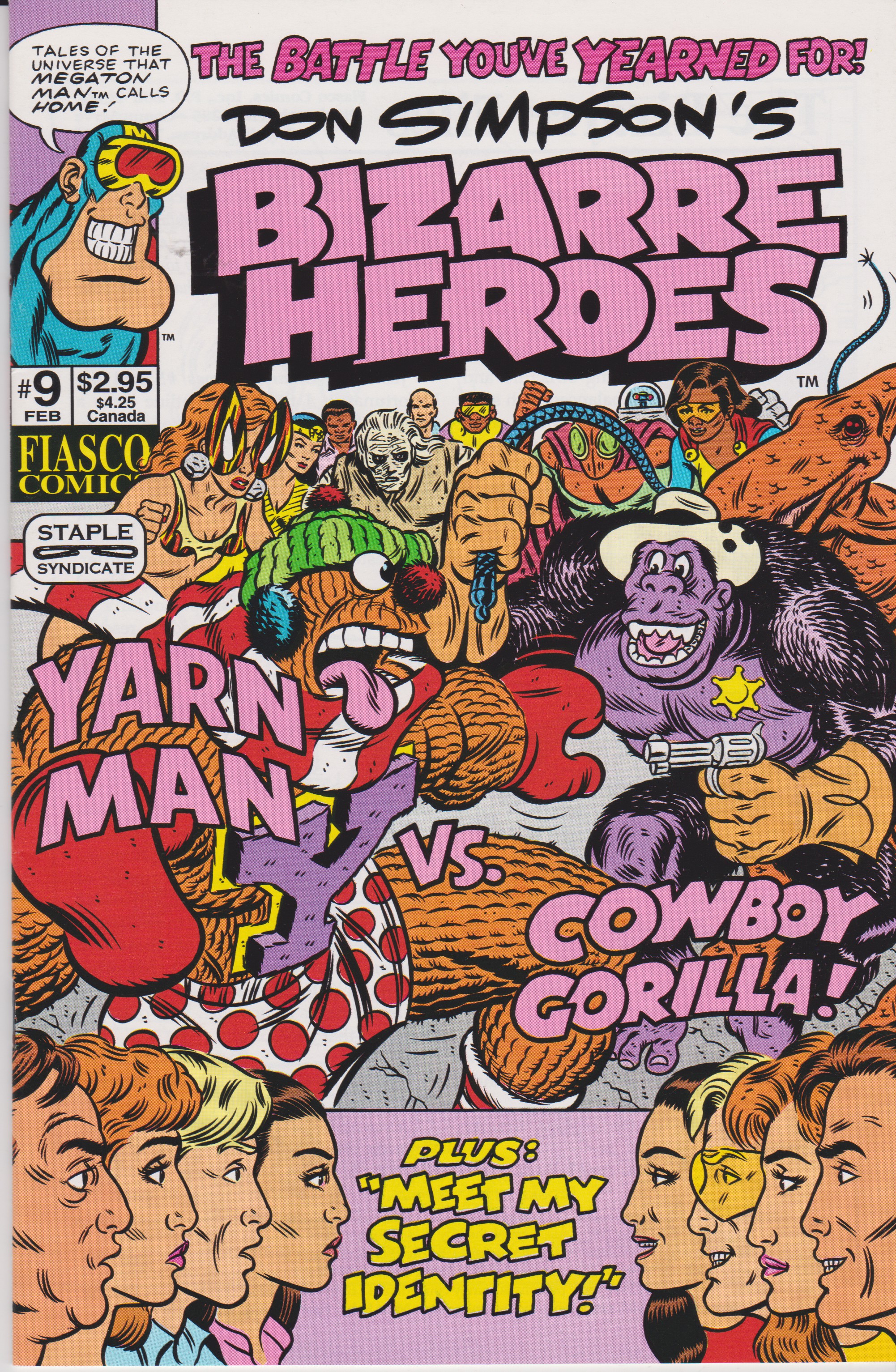 Read online Don Simpson's Bizarre Heroes comic -  Issue #9 - 1