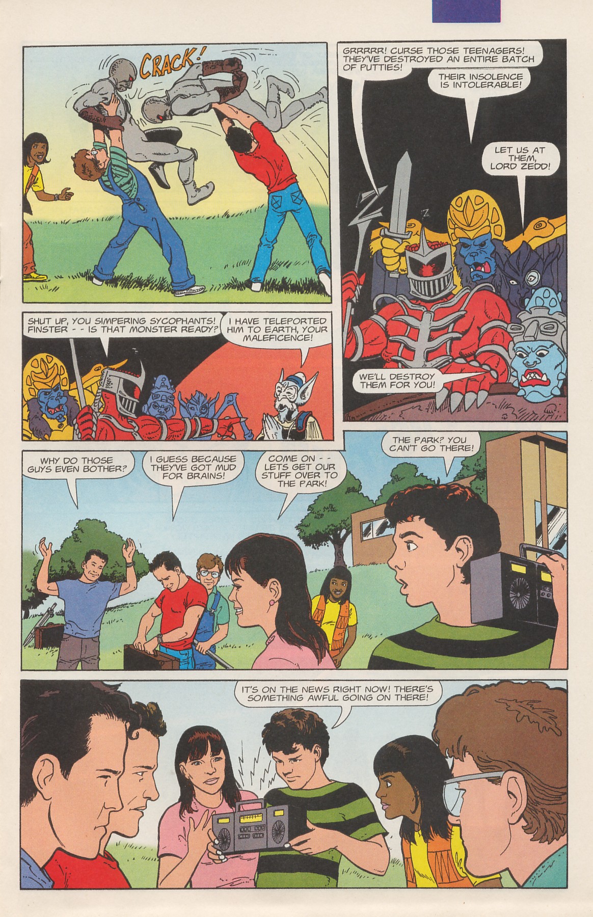 Read online Saban's Mighty Morphin Power Rangers (1994) comic -  Issue #4 - 13