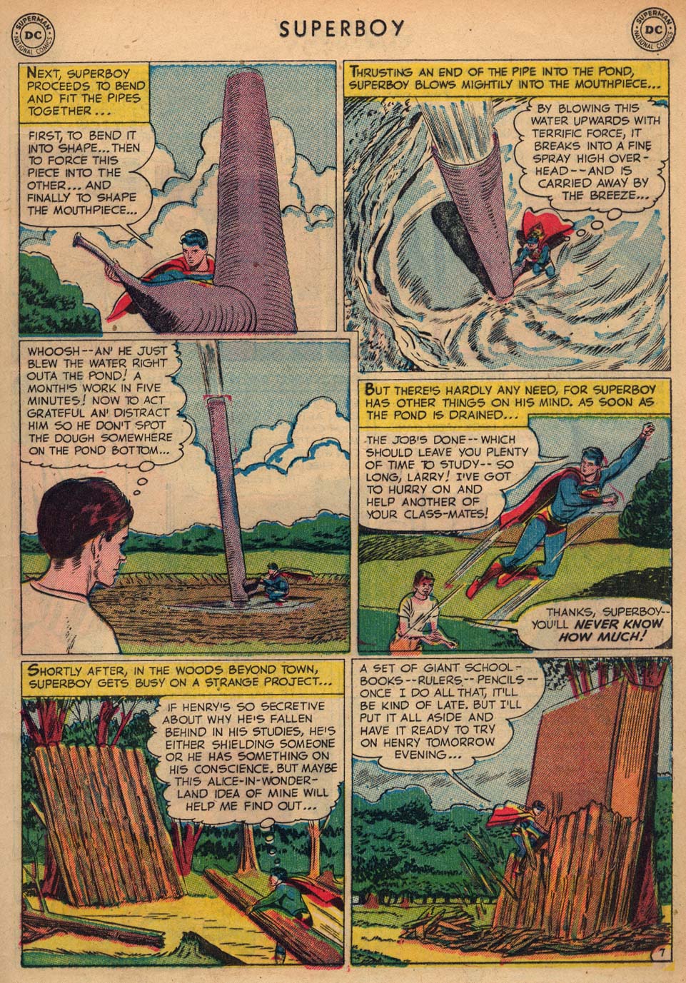 Read online Superboy (1949) comic -  Issue #15 - 21