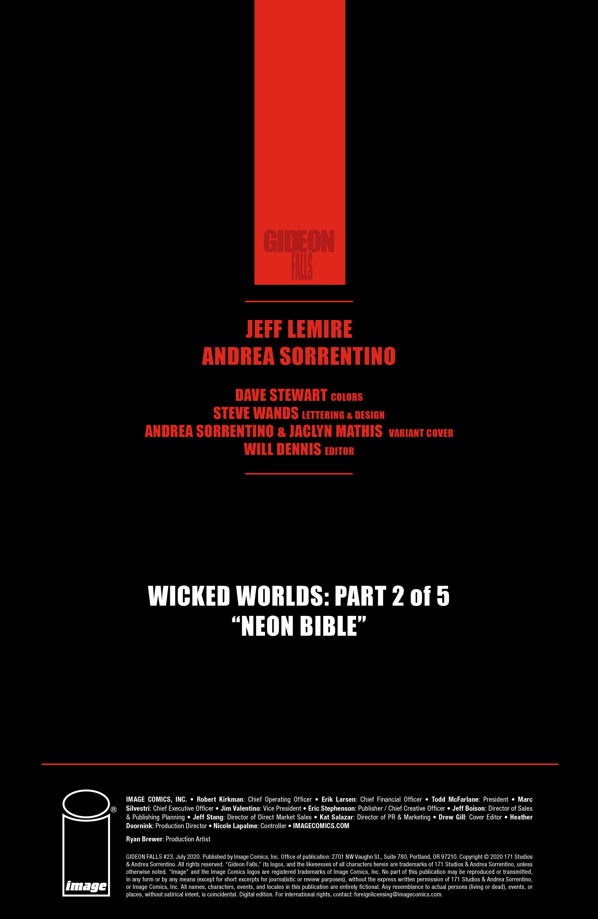 Read online Gideon Falls comic -  Issue #23 - 2
