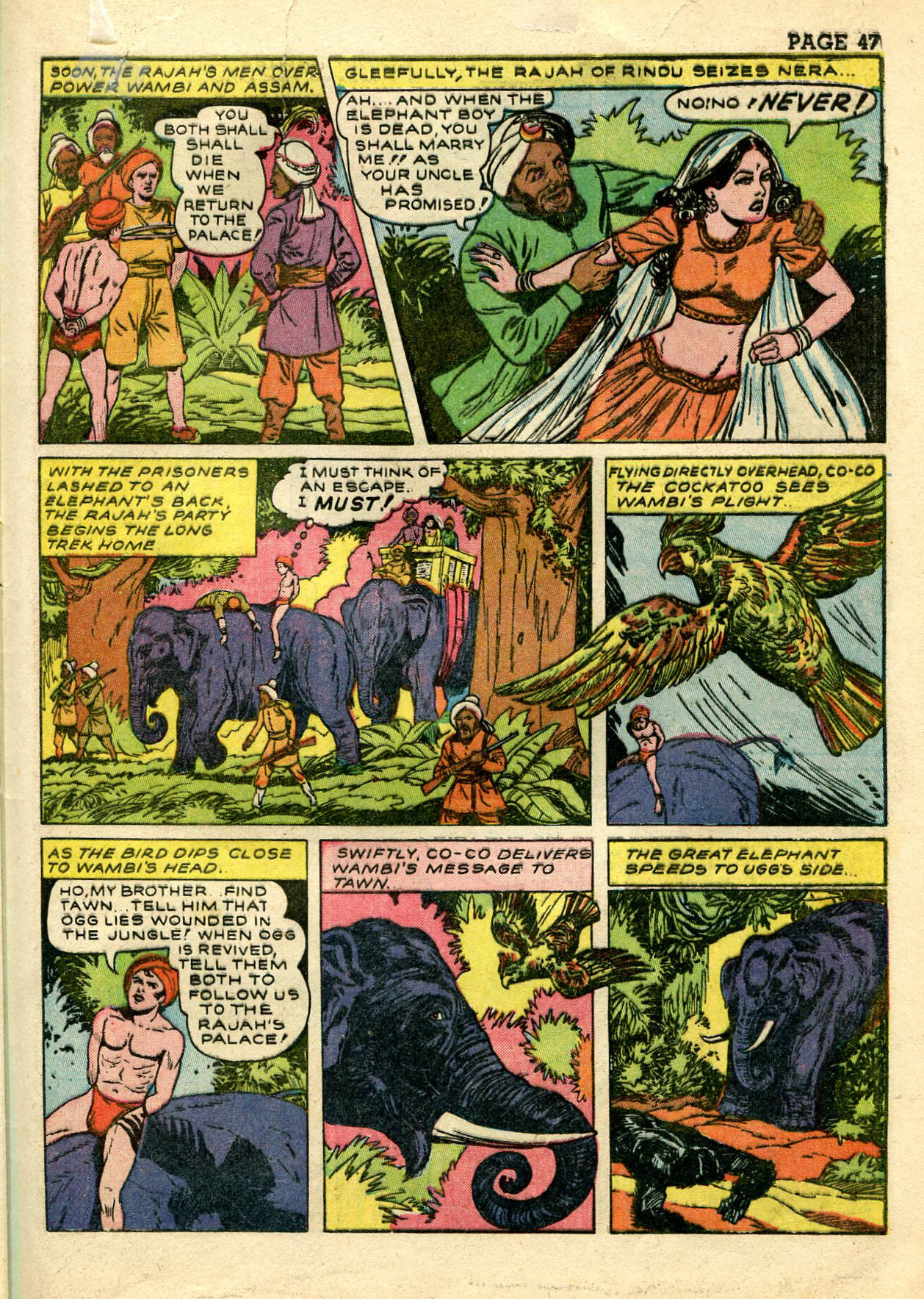 Read online Wambi Jungle Boy comic -  Issue #3 - 49