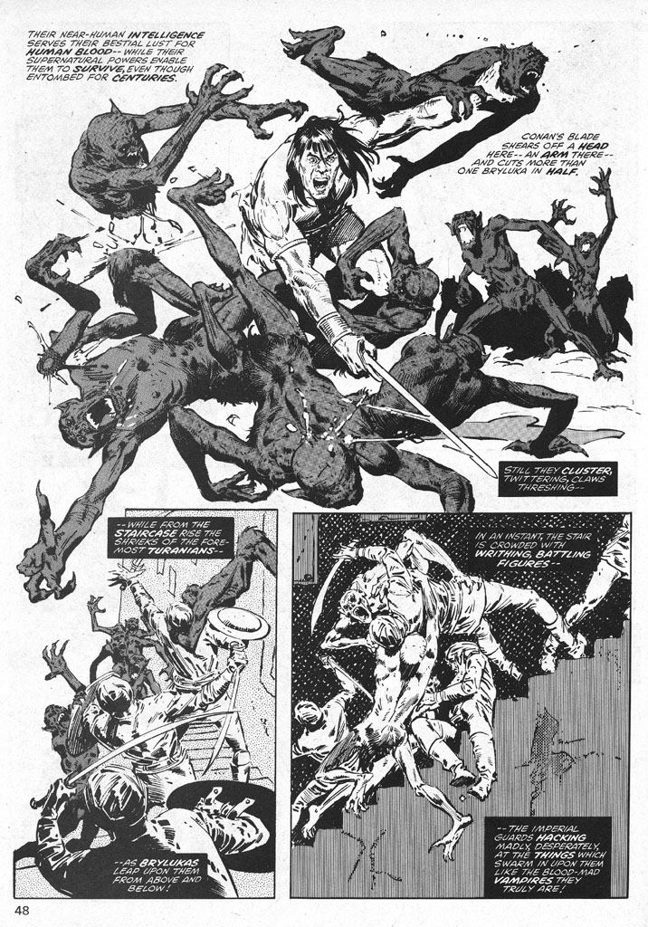 Read online The Savage Sword Of Conan comic -  Issue #38 - 48