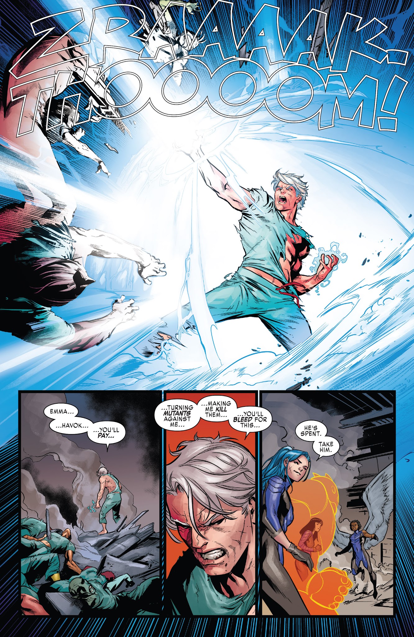Read online X-Men: Blue comic -  Issue #27 - 12