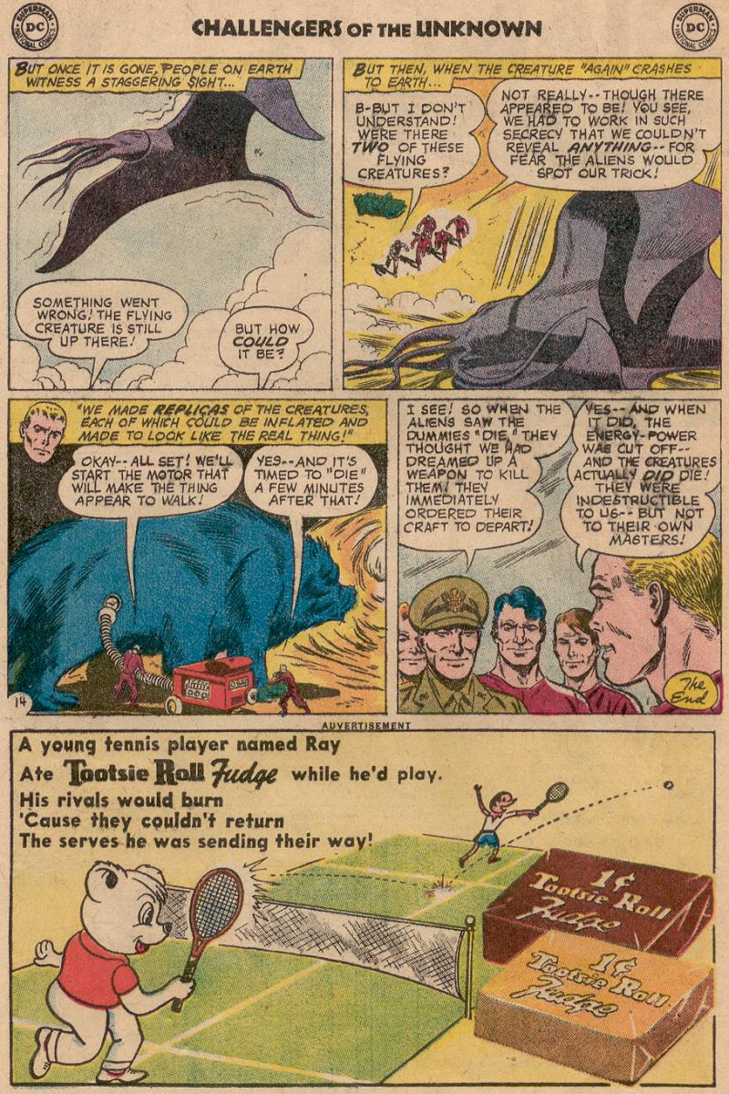 Read online Challengers of the Unknown (1958) comic -  Issue #9 - 34